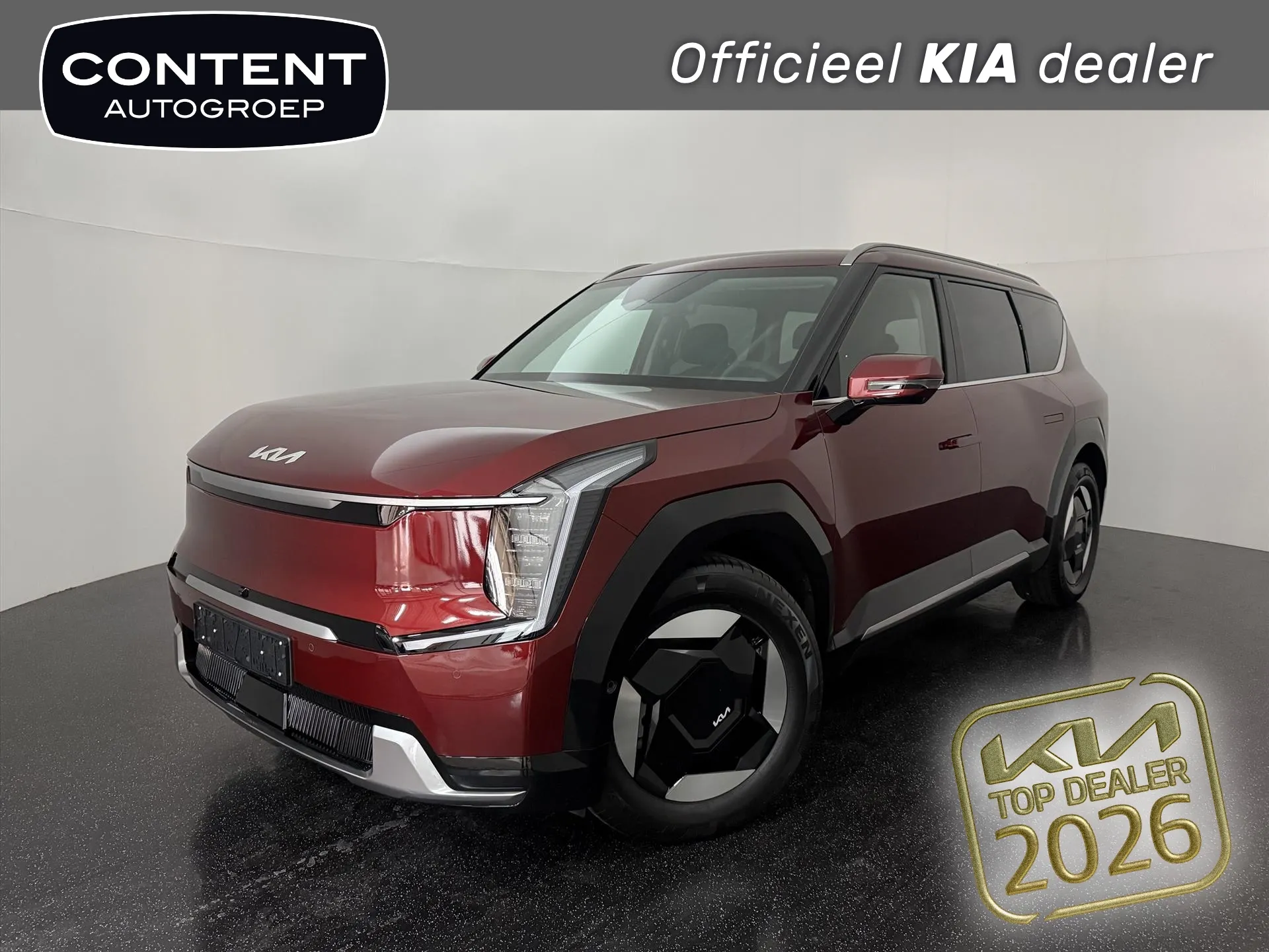 Kia EV9 met kenteken 73394 – vooraanzicht