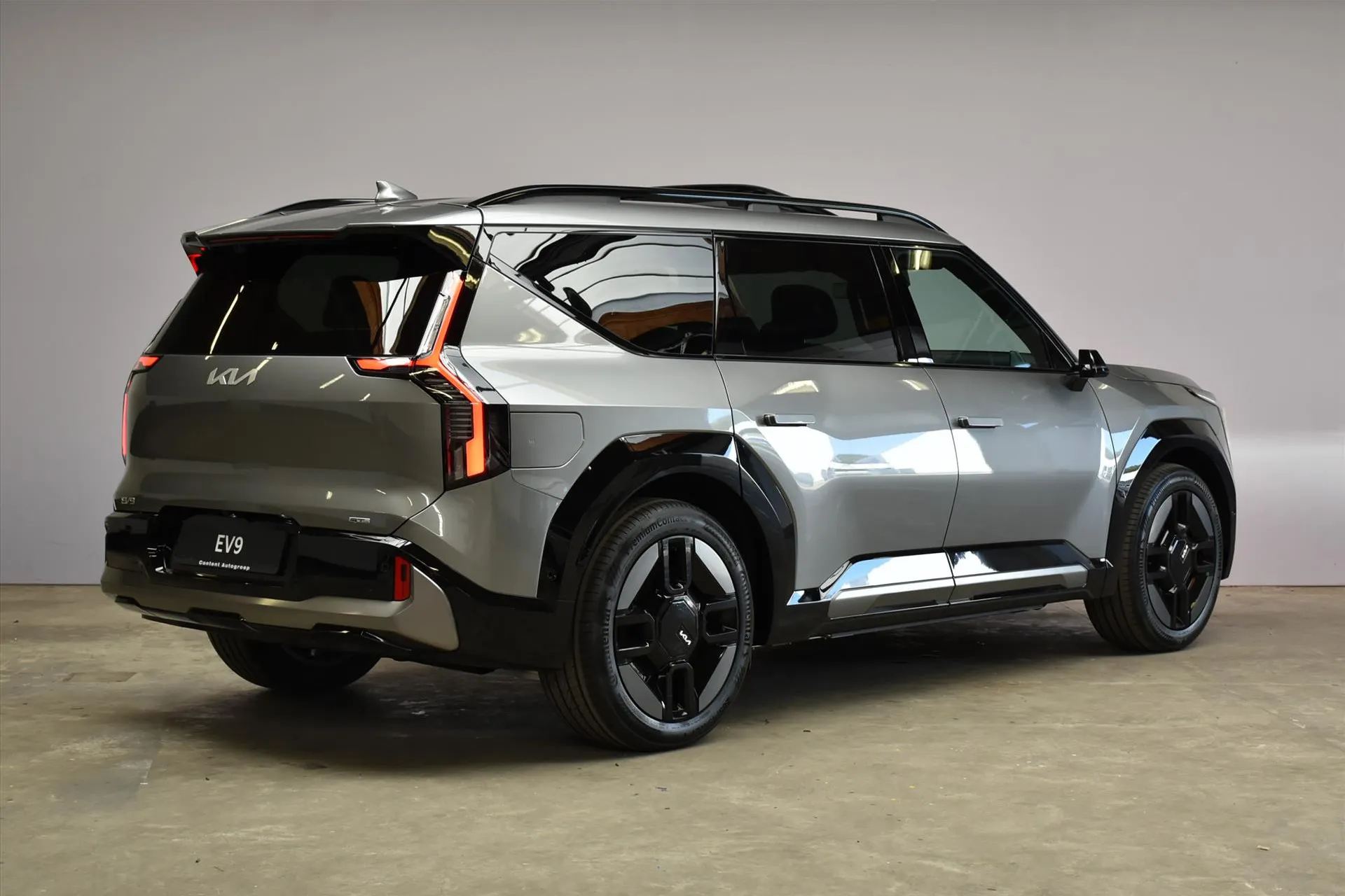 Kia EV9 met kenteken 74414 – detailfoto