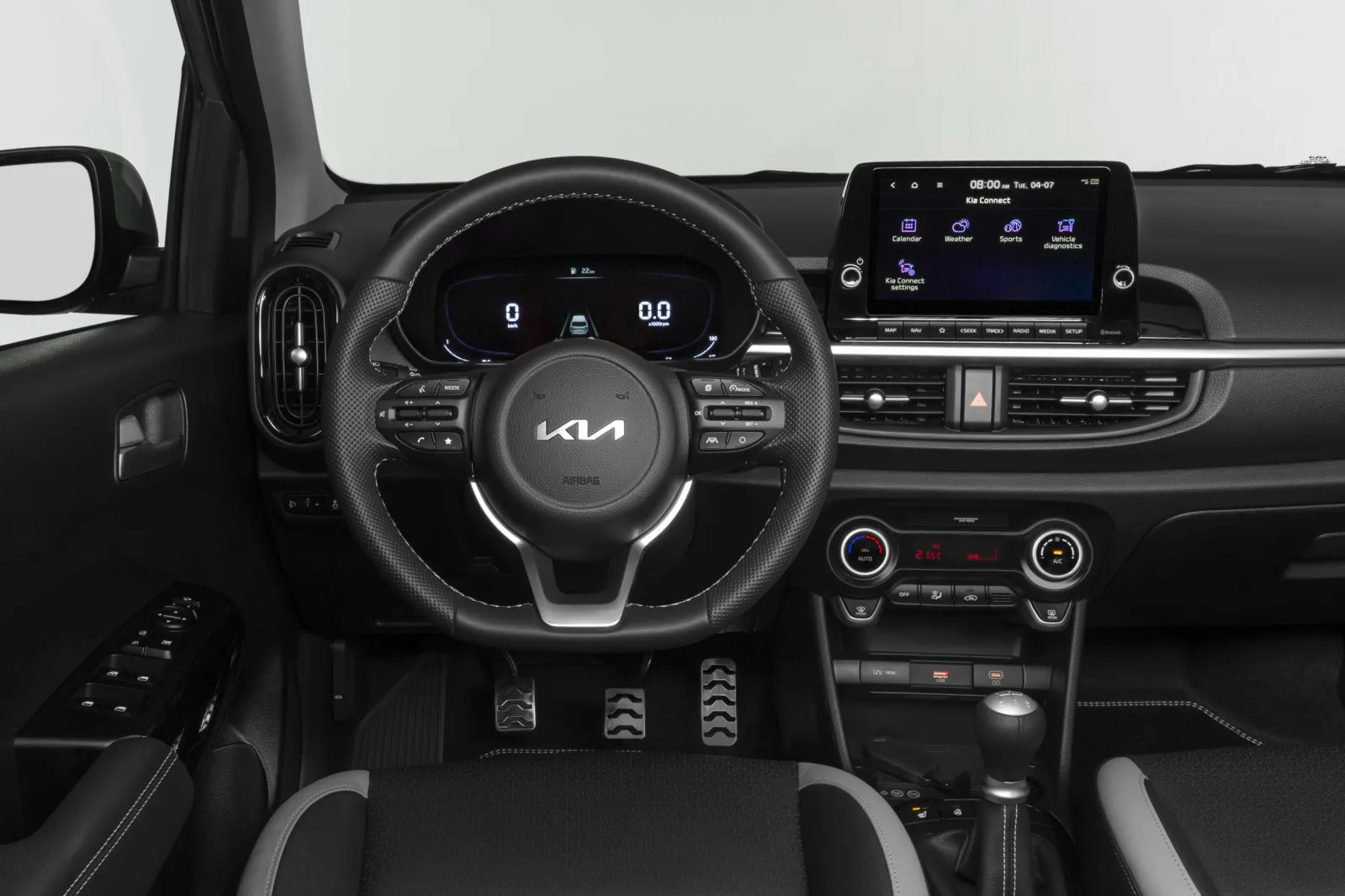 Kia Picanto met kenteken 60442 – dashboard