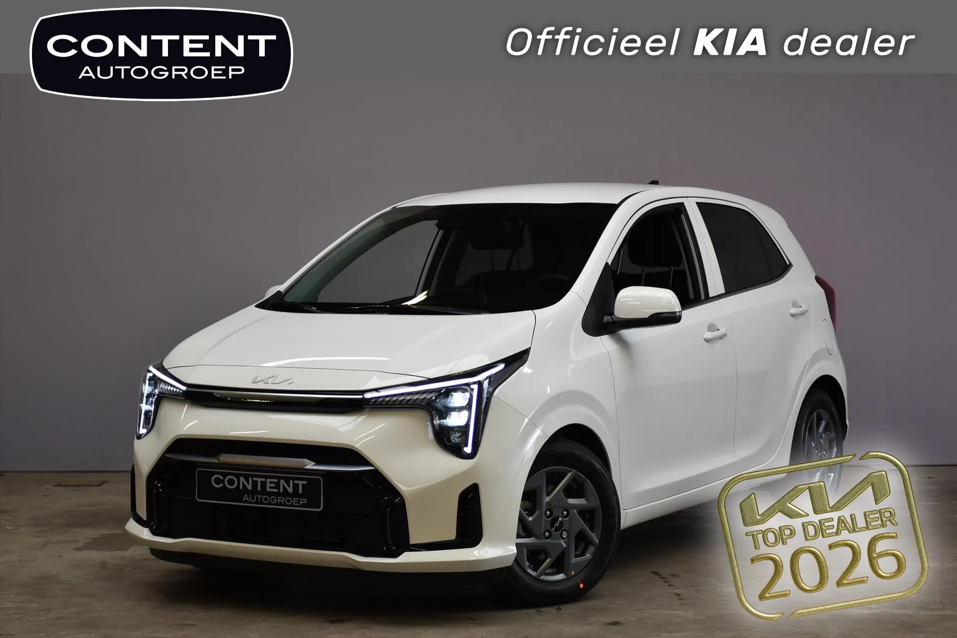 Kia Picanto met kenteken 61264 – vooraanzicht
