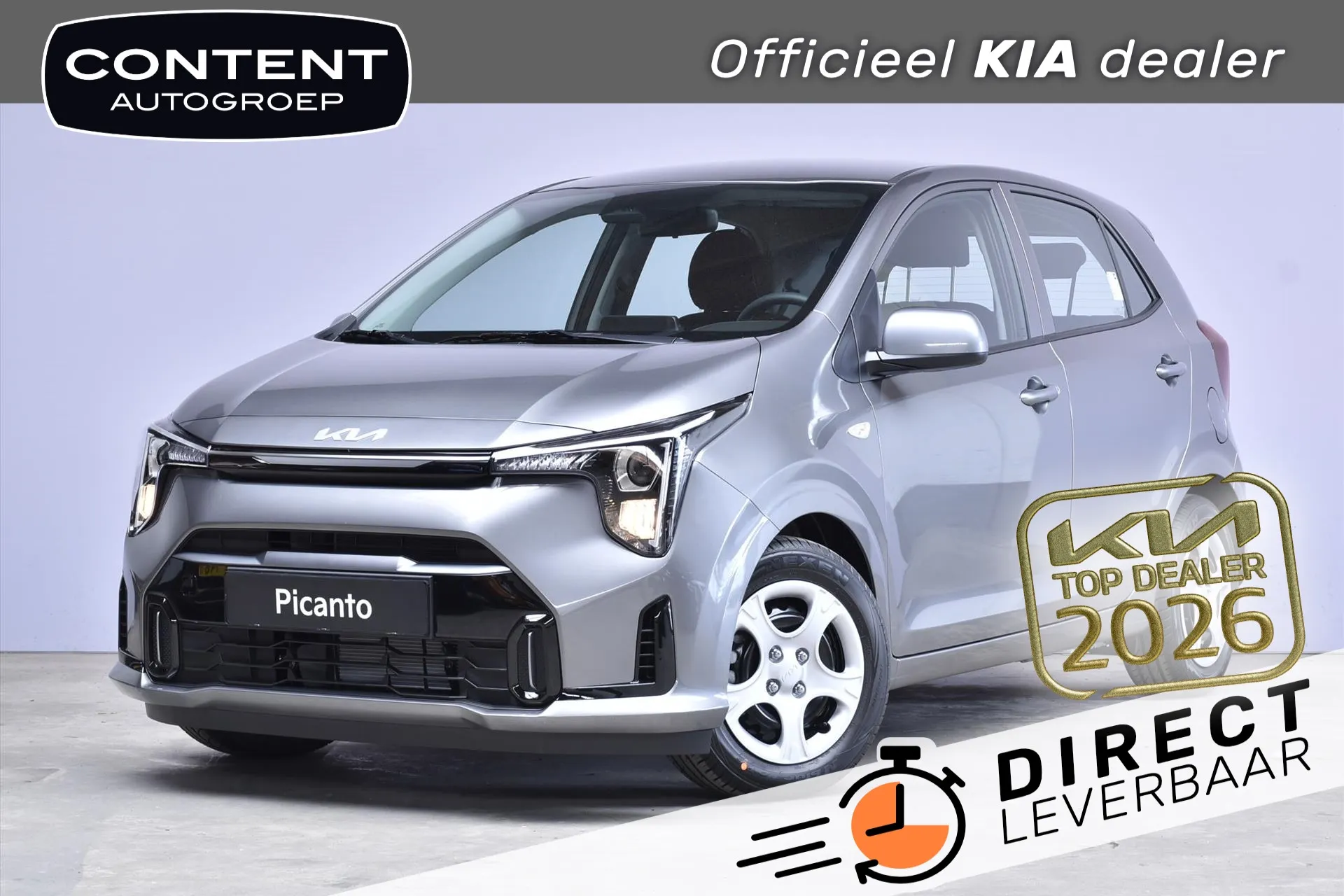 Kia Picanto met kenteken 62527 – vooraanzicht