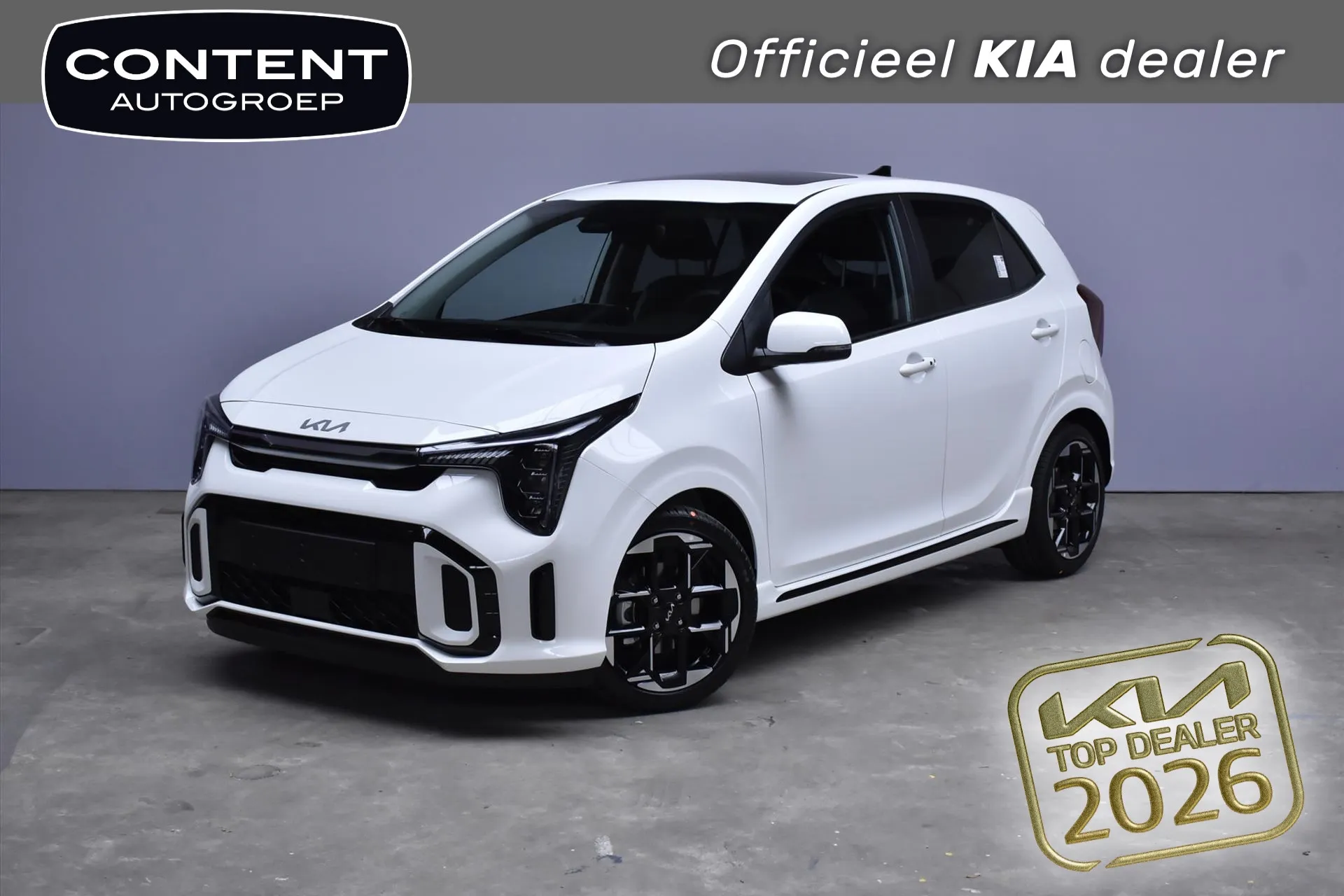 Kia Picanto met kenteken 73177 – vooraanzicht