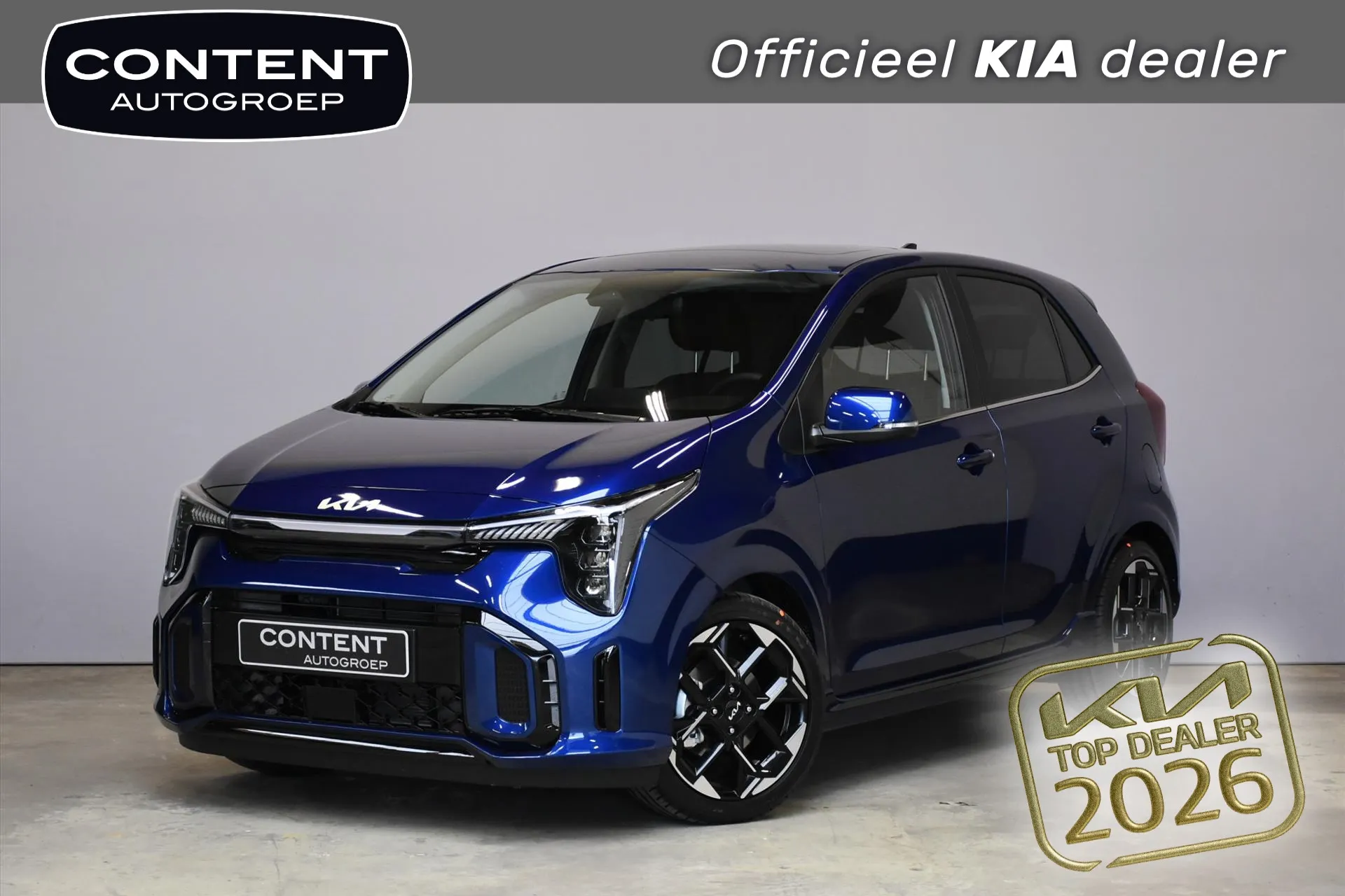 Kia Picanto met kenteken 74585 – vooraanzicht