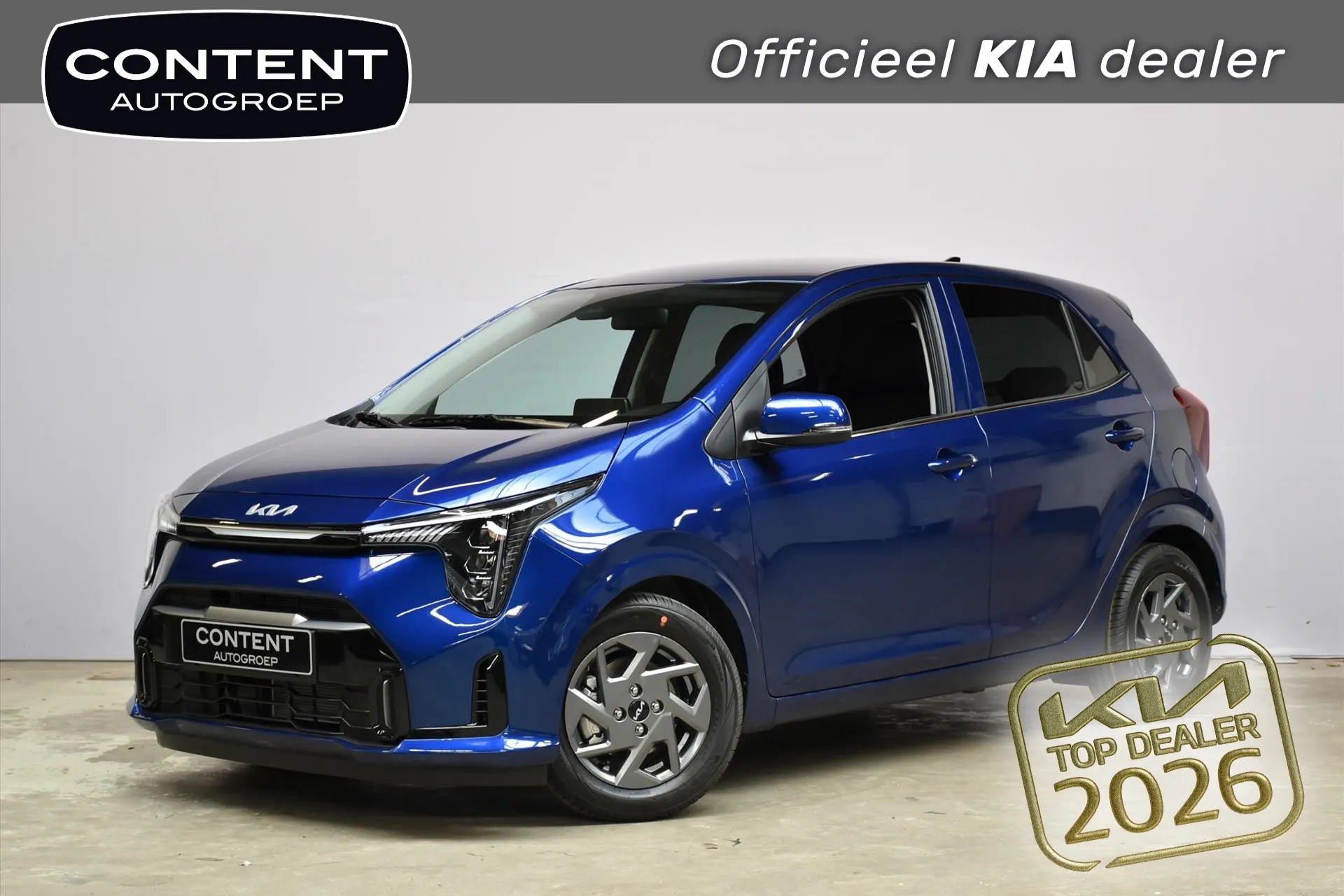Kia Picanto met kenteken 76007 – vooraanzicht