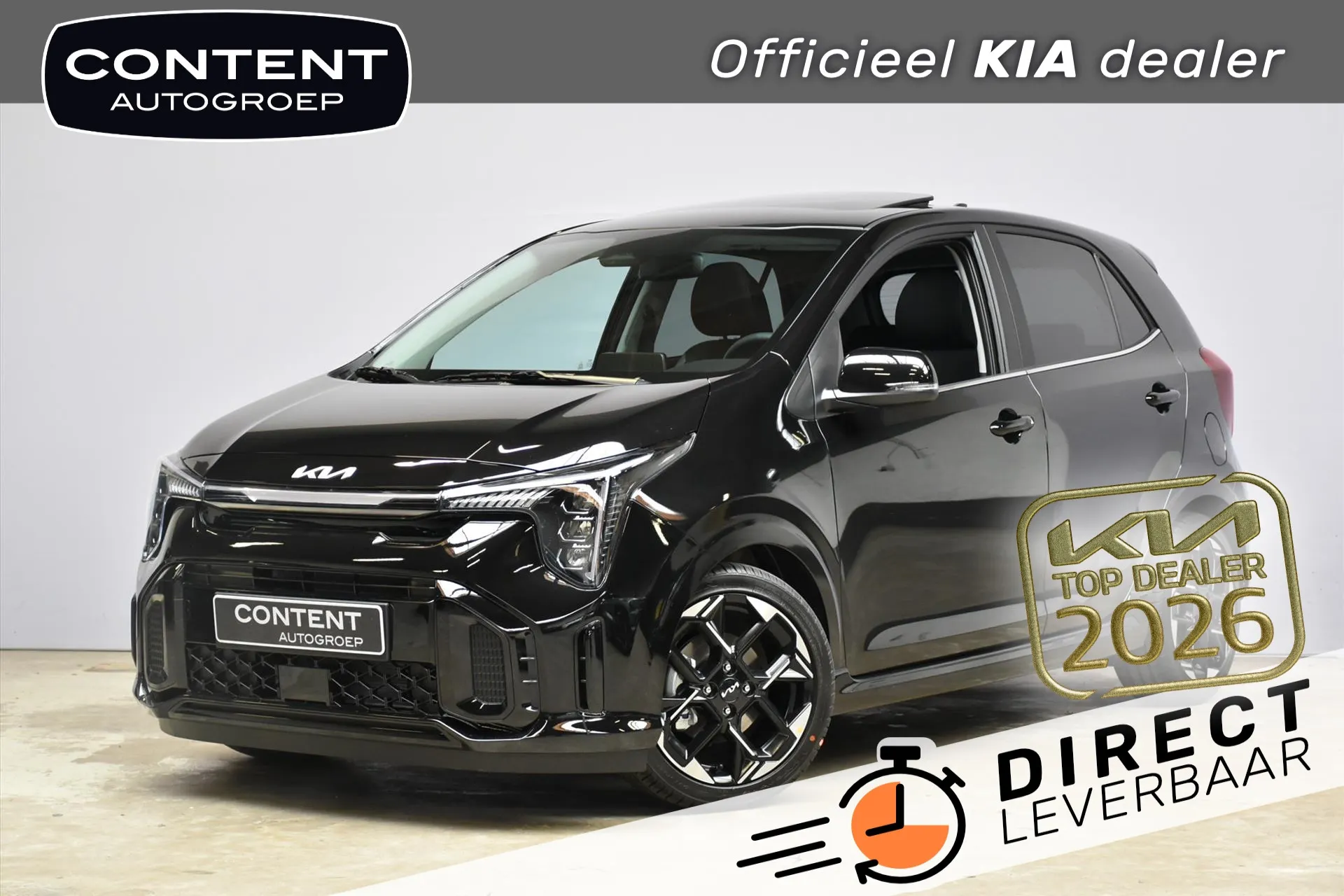 Kia Picanto met kenteken 77446 – vooraanzicht