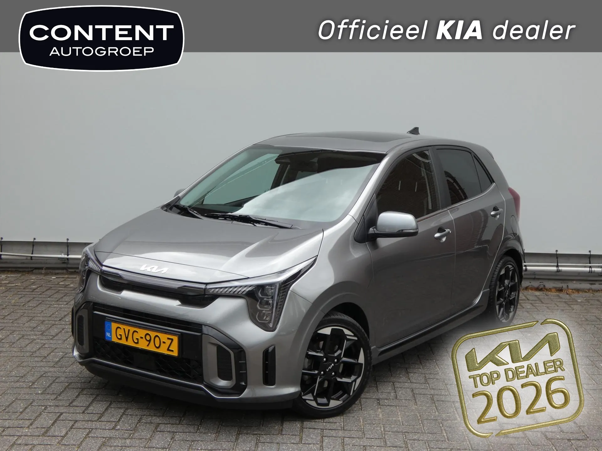 Kia Picanto met kenteken GVG-90-Z – vooraanzicht
