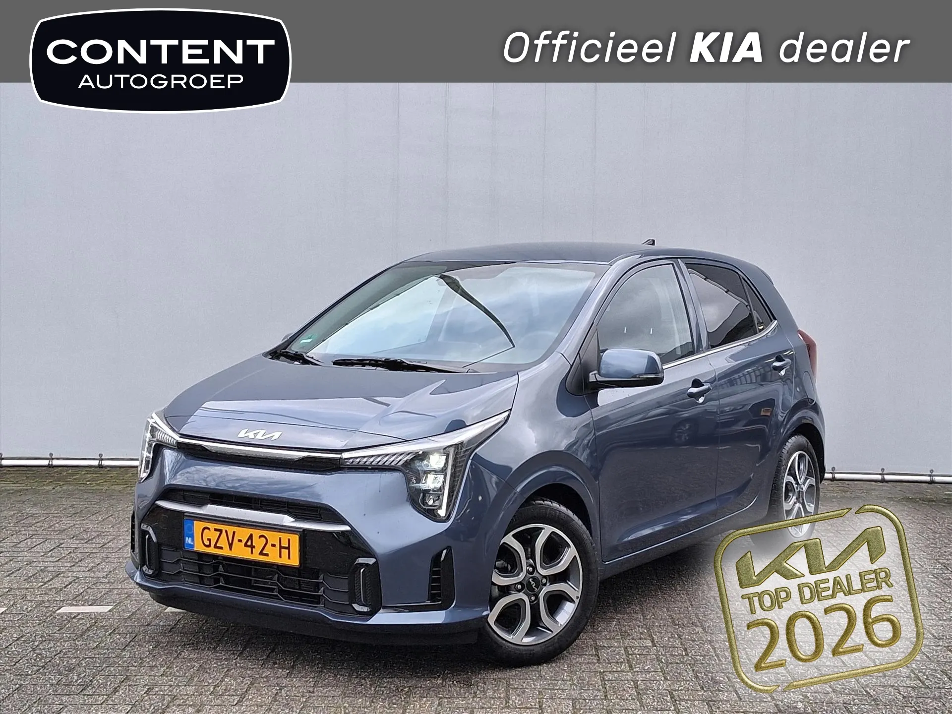 Kia Picanto met kenteken GZV-42-H – vooraanzicht