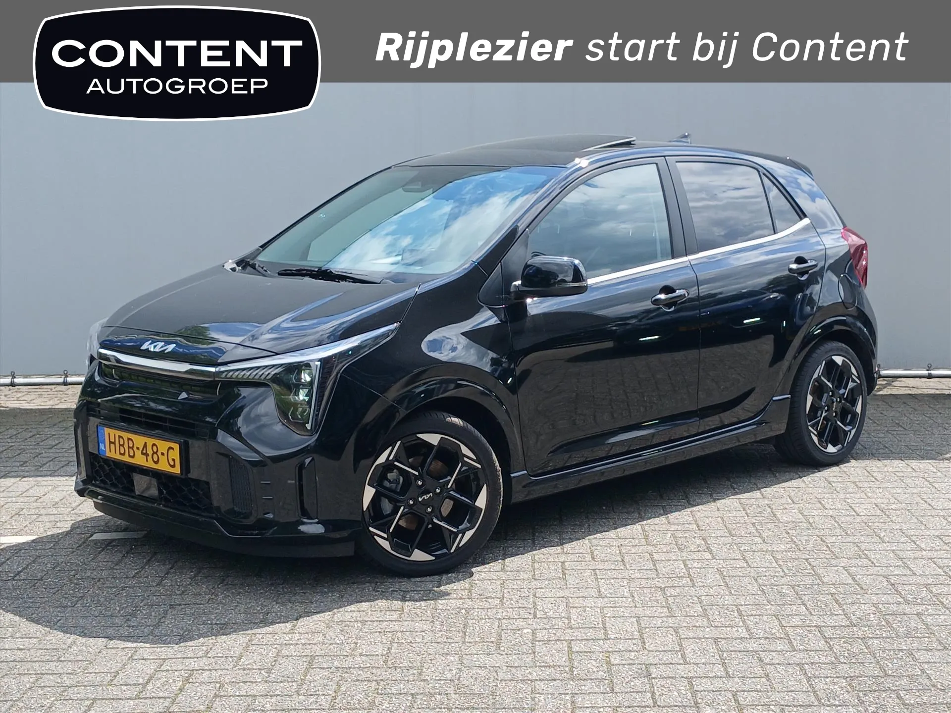 Kia Picanto met kenteken HBB-48-G – vooraanzicht