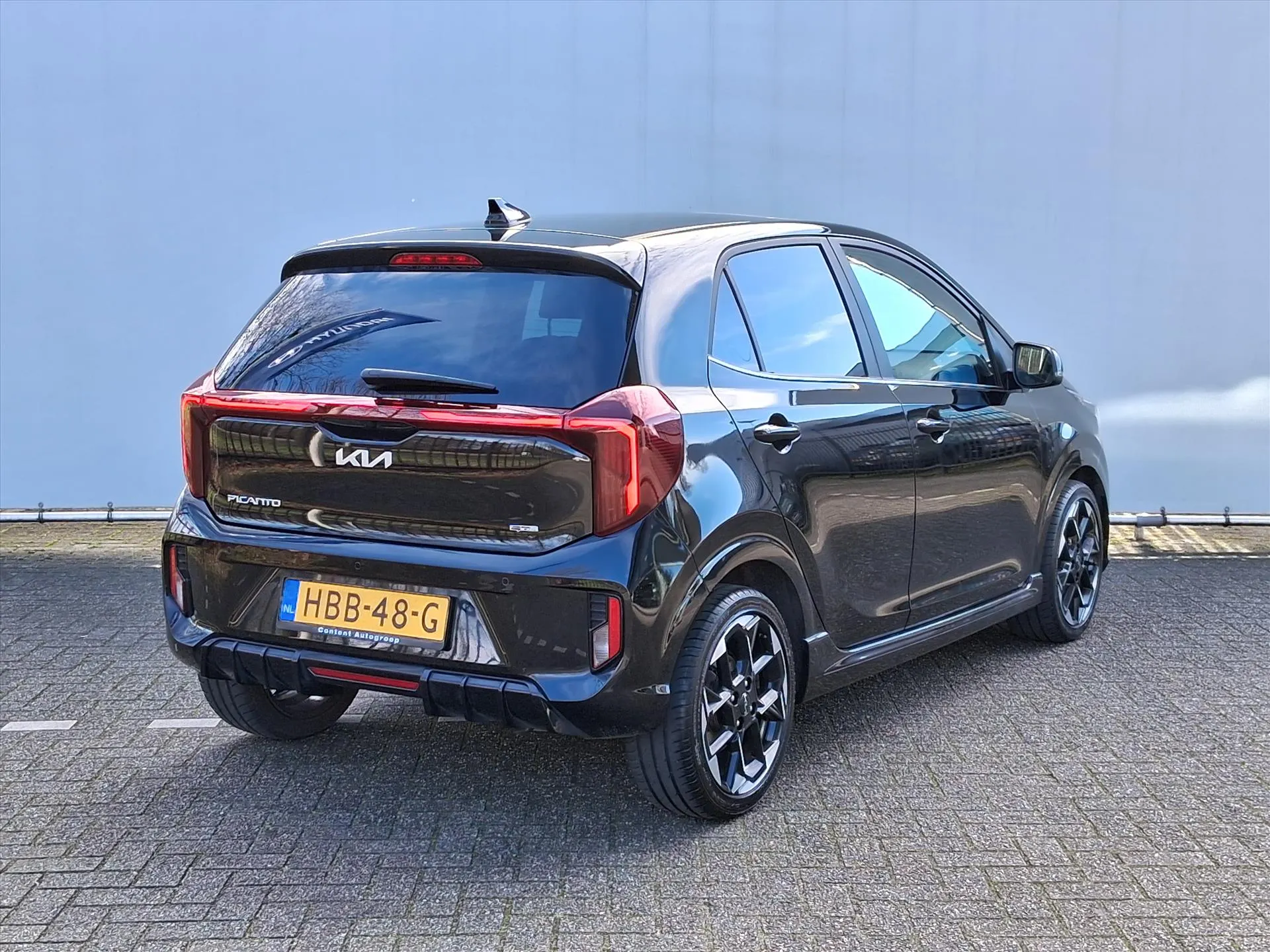 Kia Picanto met kenteken HBB-48-G – detailfoto