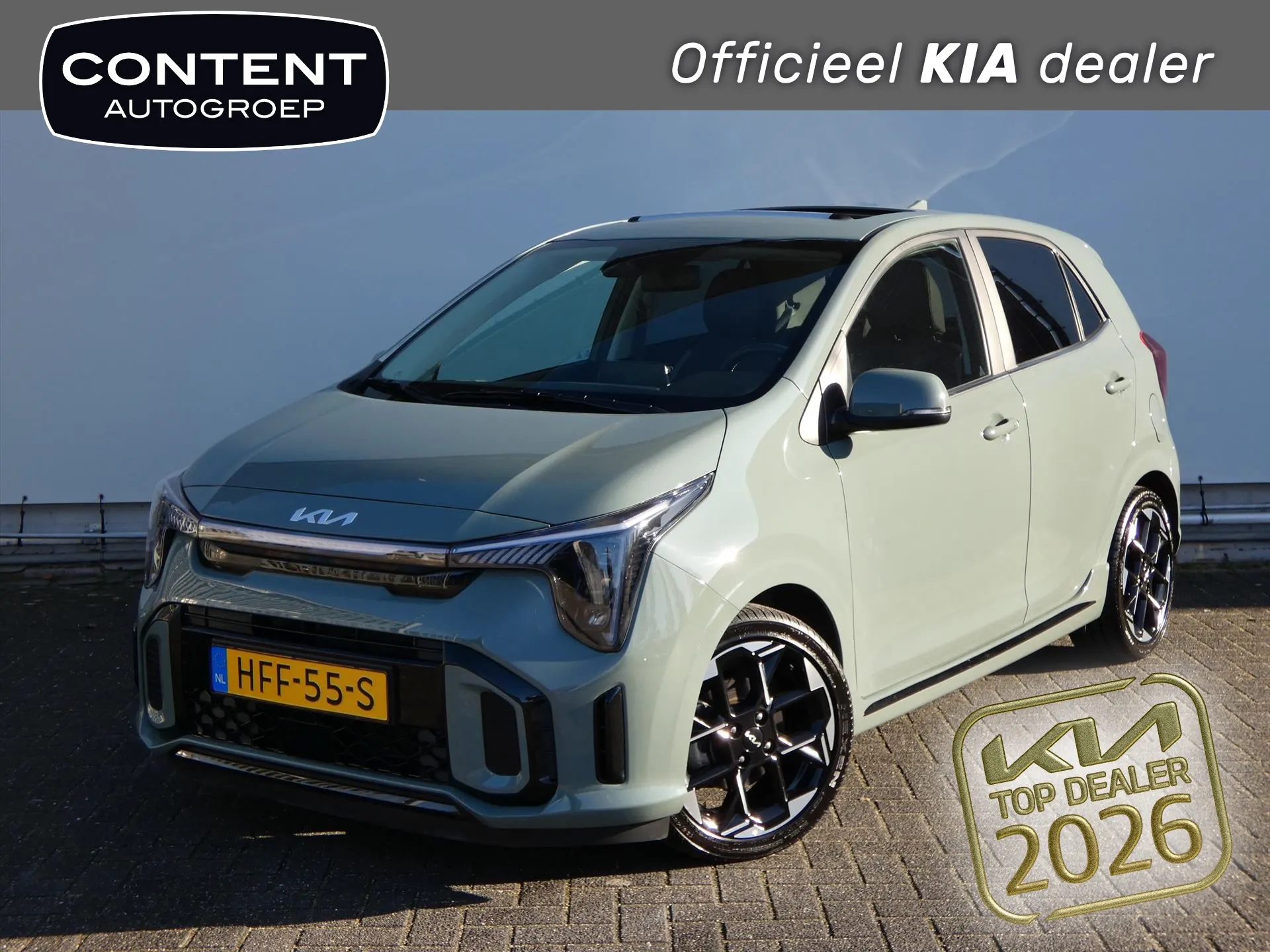 Kia Picanto met kenteken HFF-55-S – vooraanzicht