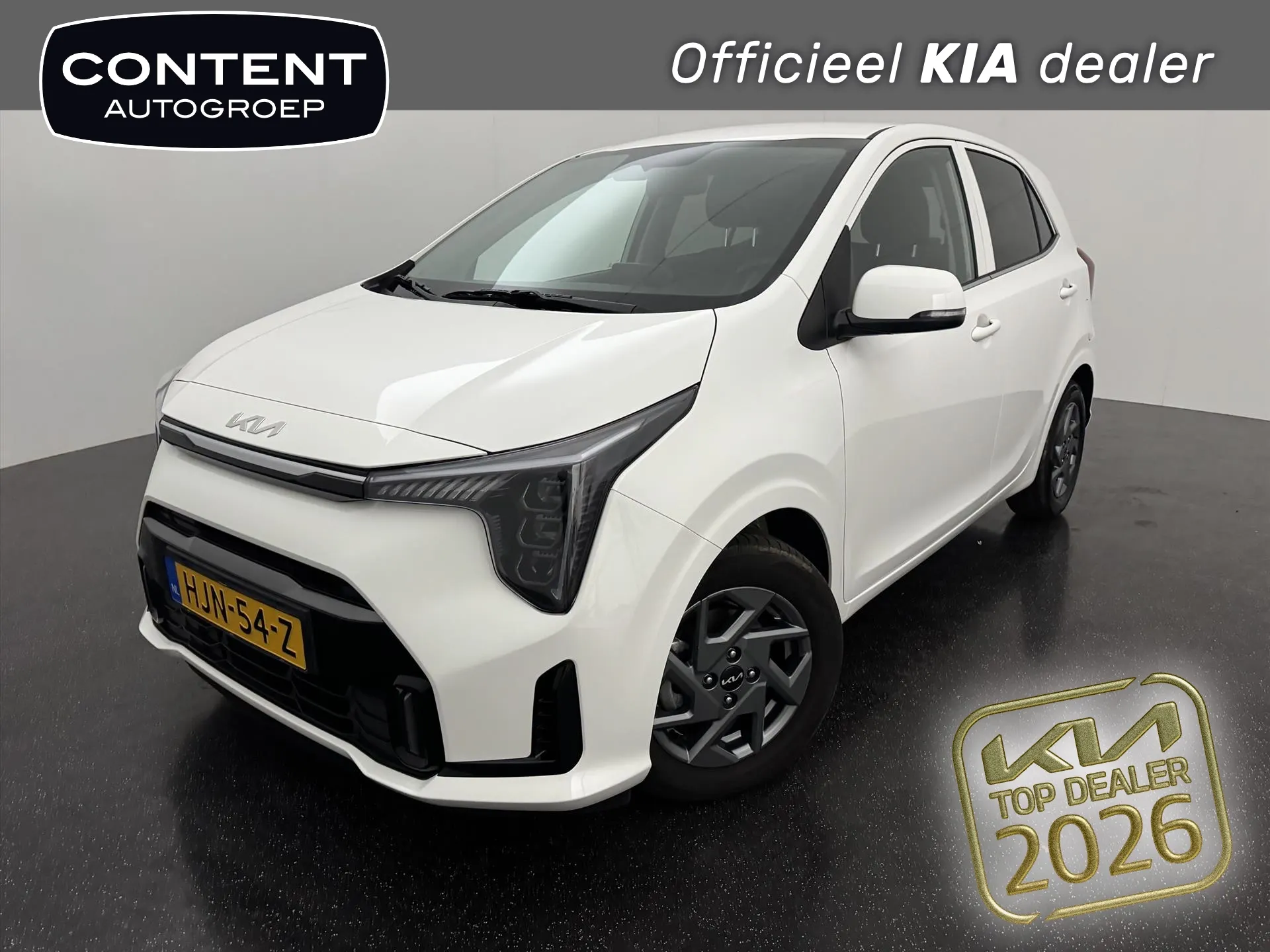 Kia Picanto met kenteken HJN-54-Z – vooraanzicht