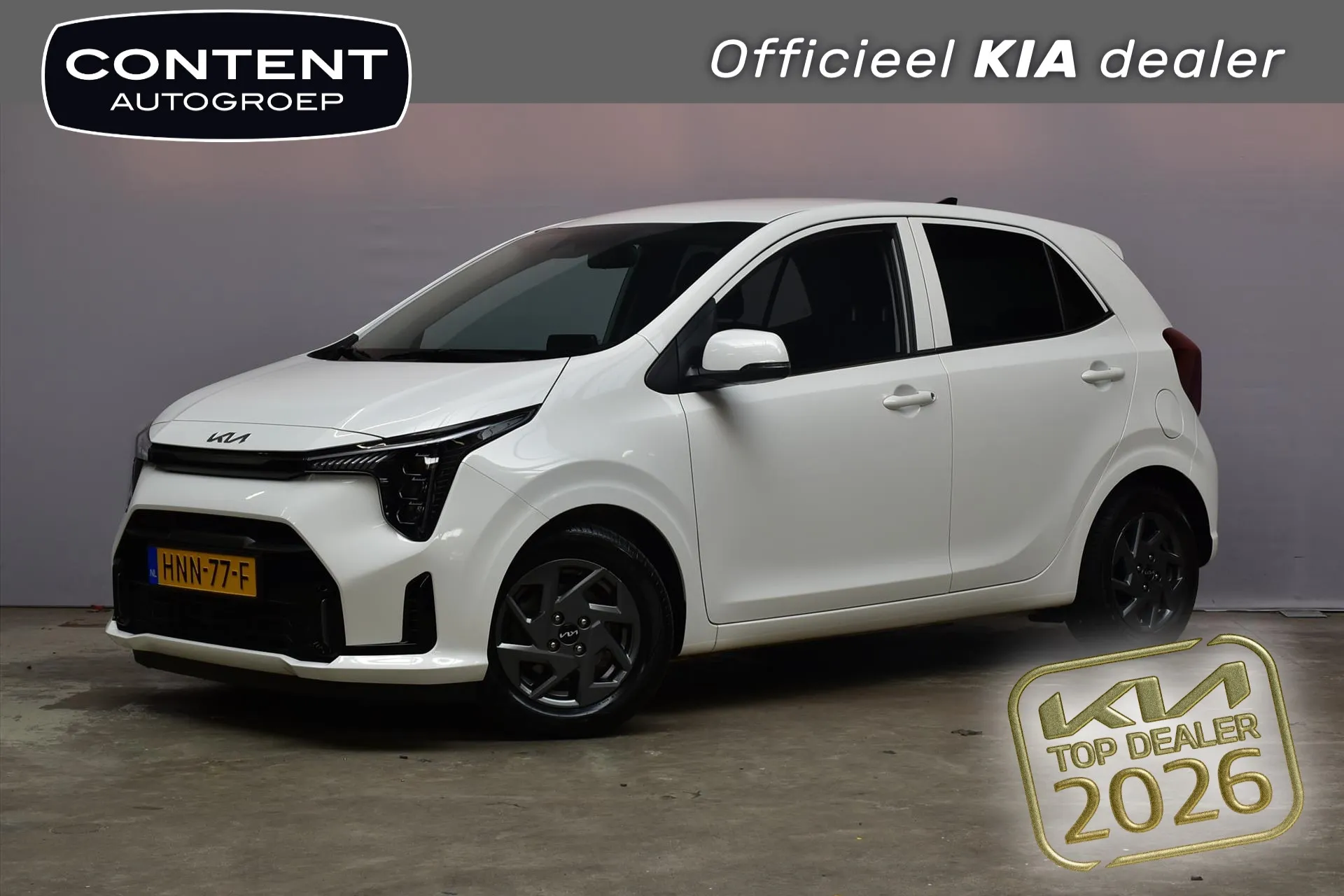Kia Picanto met kenteken HNN-77-F – vooraanzicht
