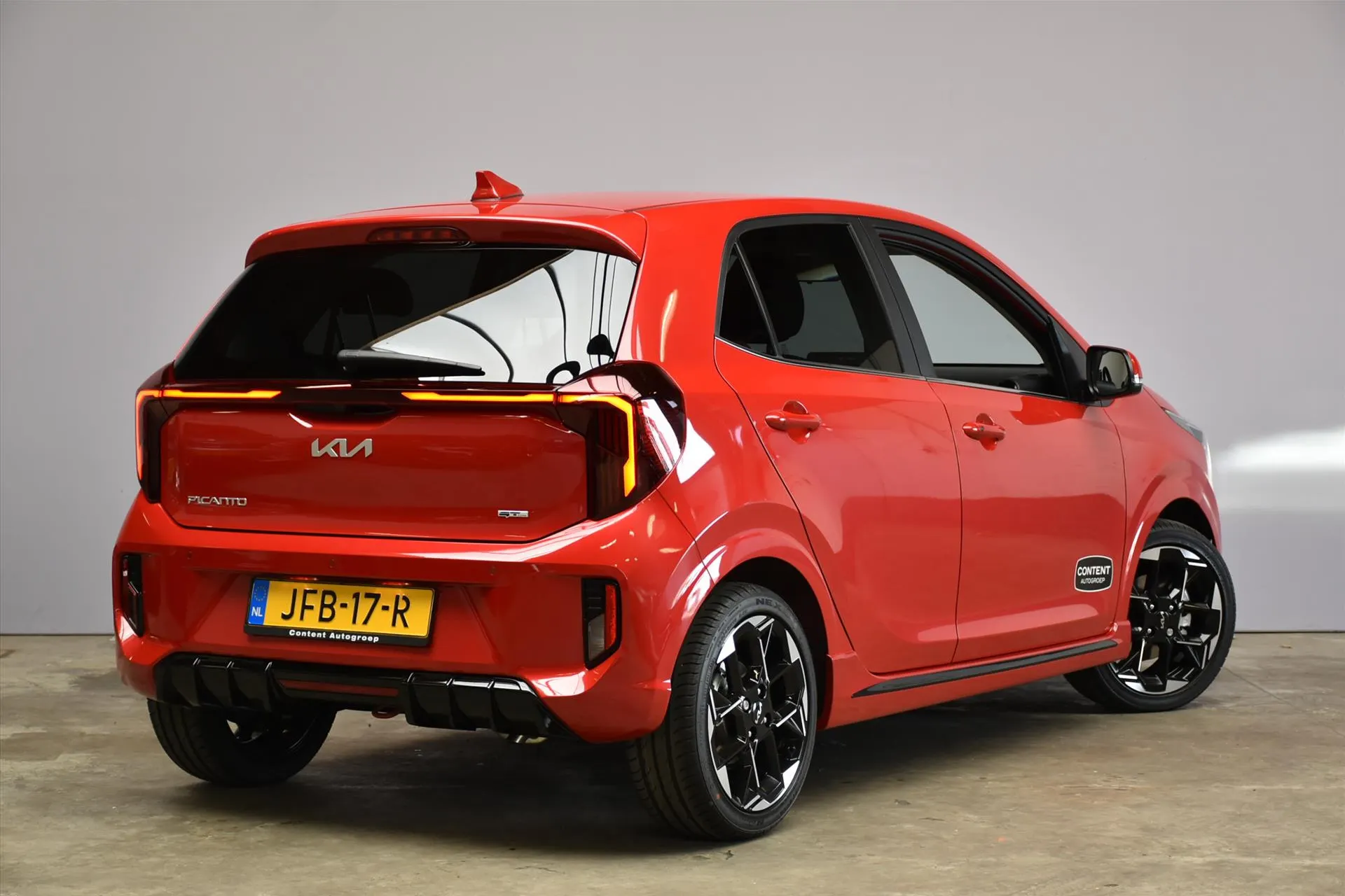 Kia Picanto met kenteken JFB-17-R – detailfoto