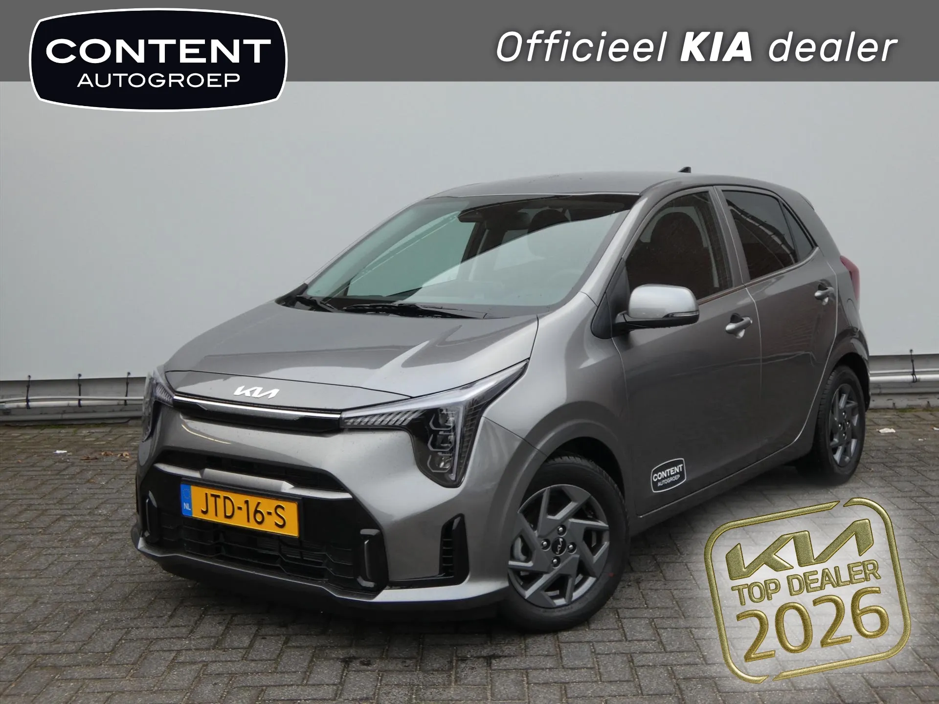 Kia Picanto met kenteken JTD-16-S – vooraanzicht