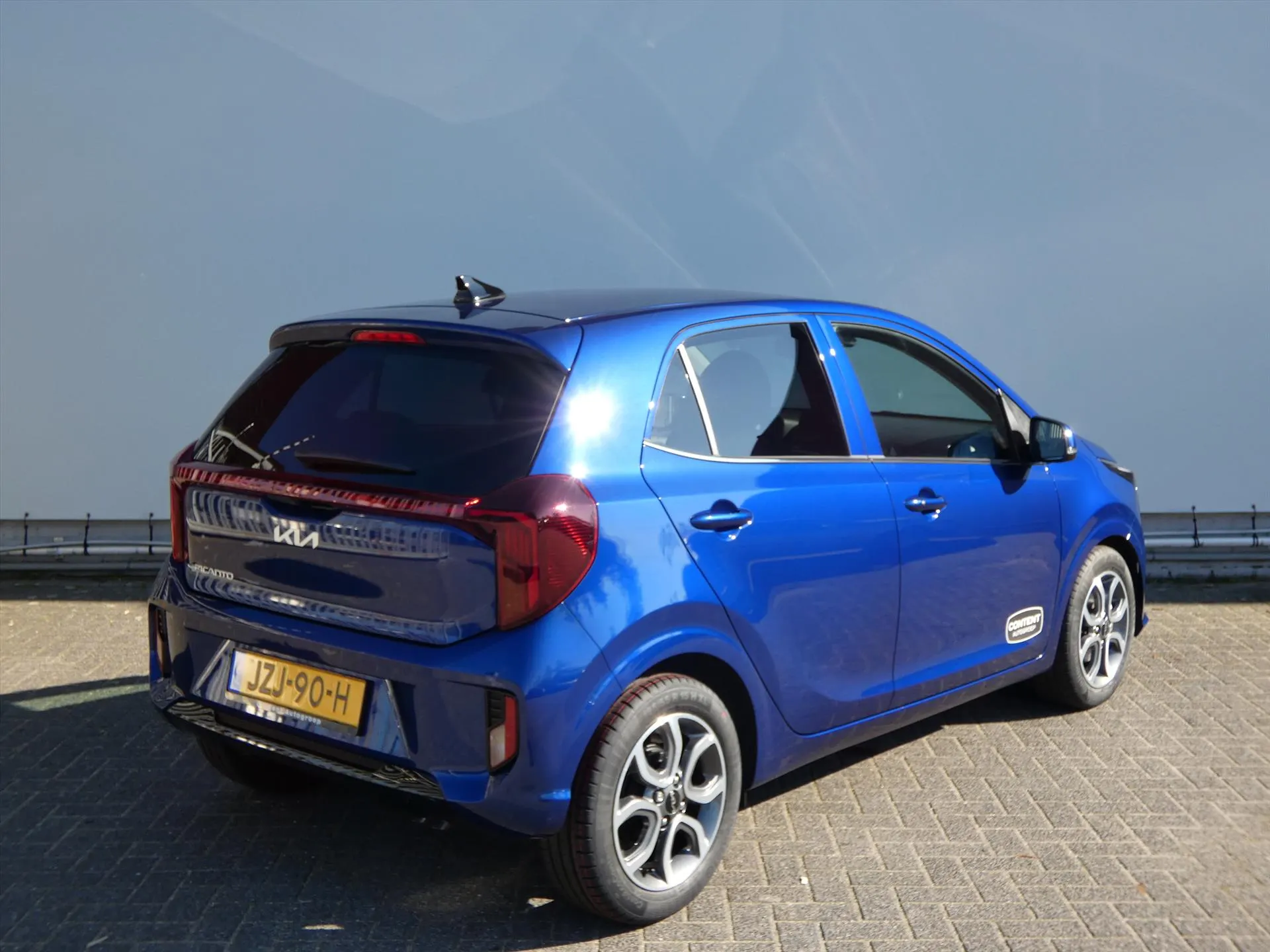 Kia Picanto met kenteken JZJ-90-H – detailfoto