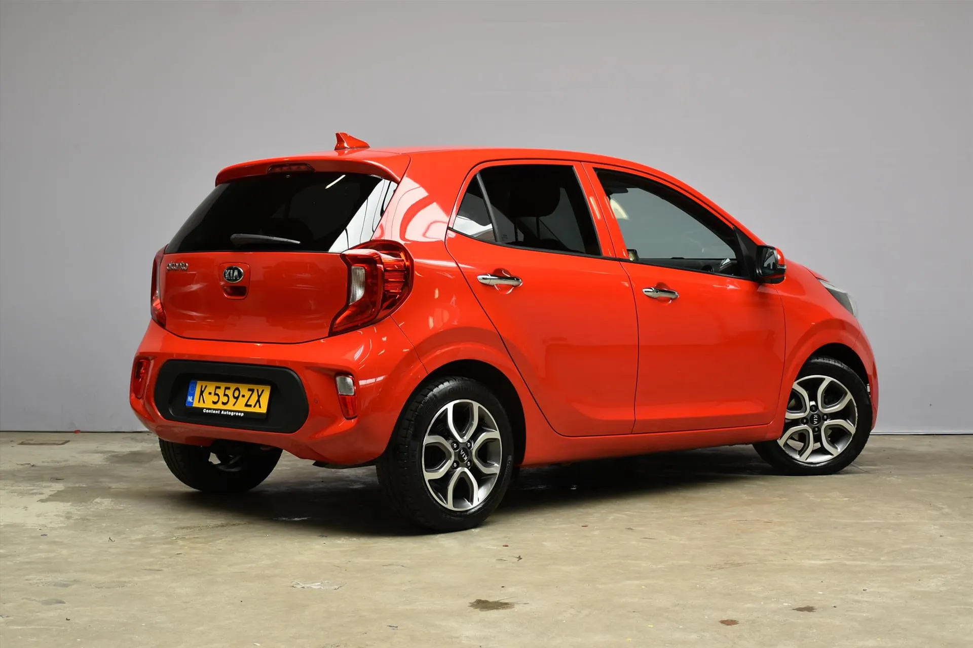 Kia Picanto met kenteken K-559-ZX – detailfoto