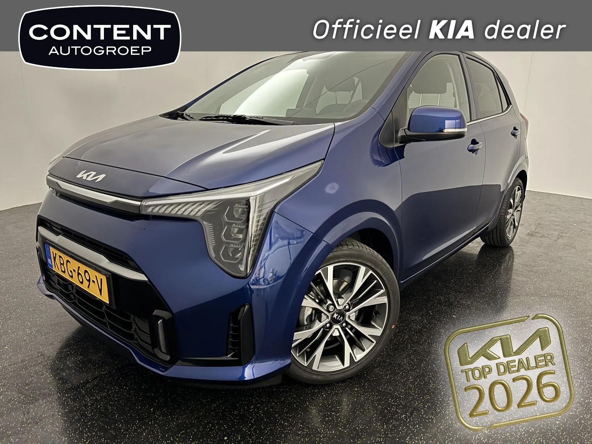 Kia Picanto met kenteken KBG-69-V – vooraanzicht