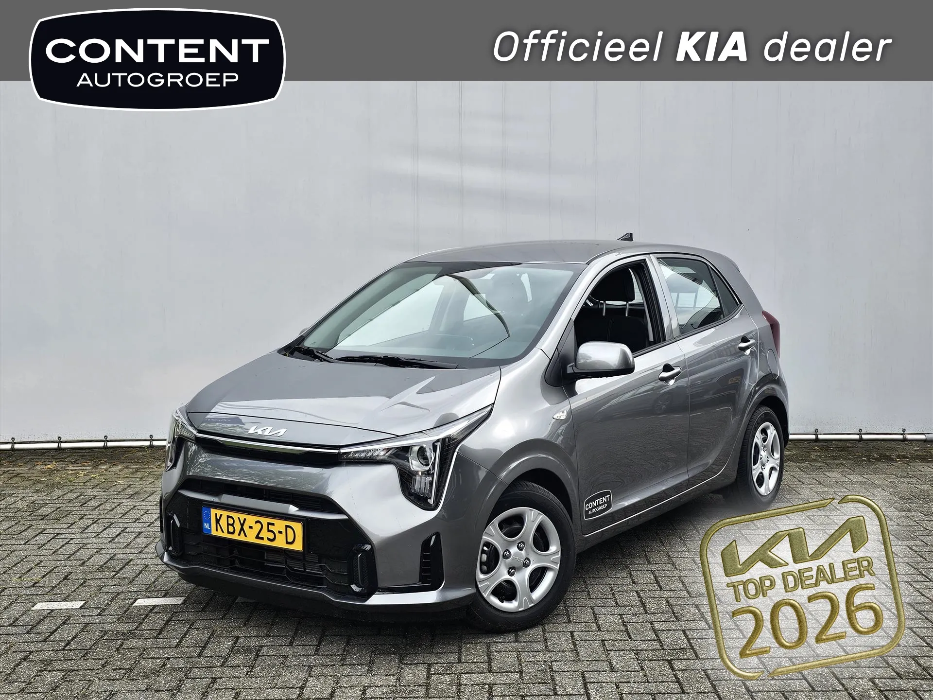 Kia Picanto met kenteken KBX-25-D – vooraanzicht