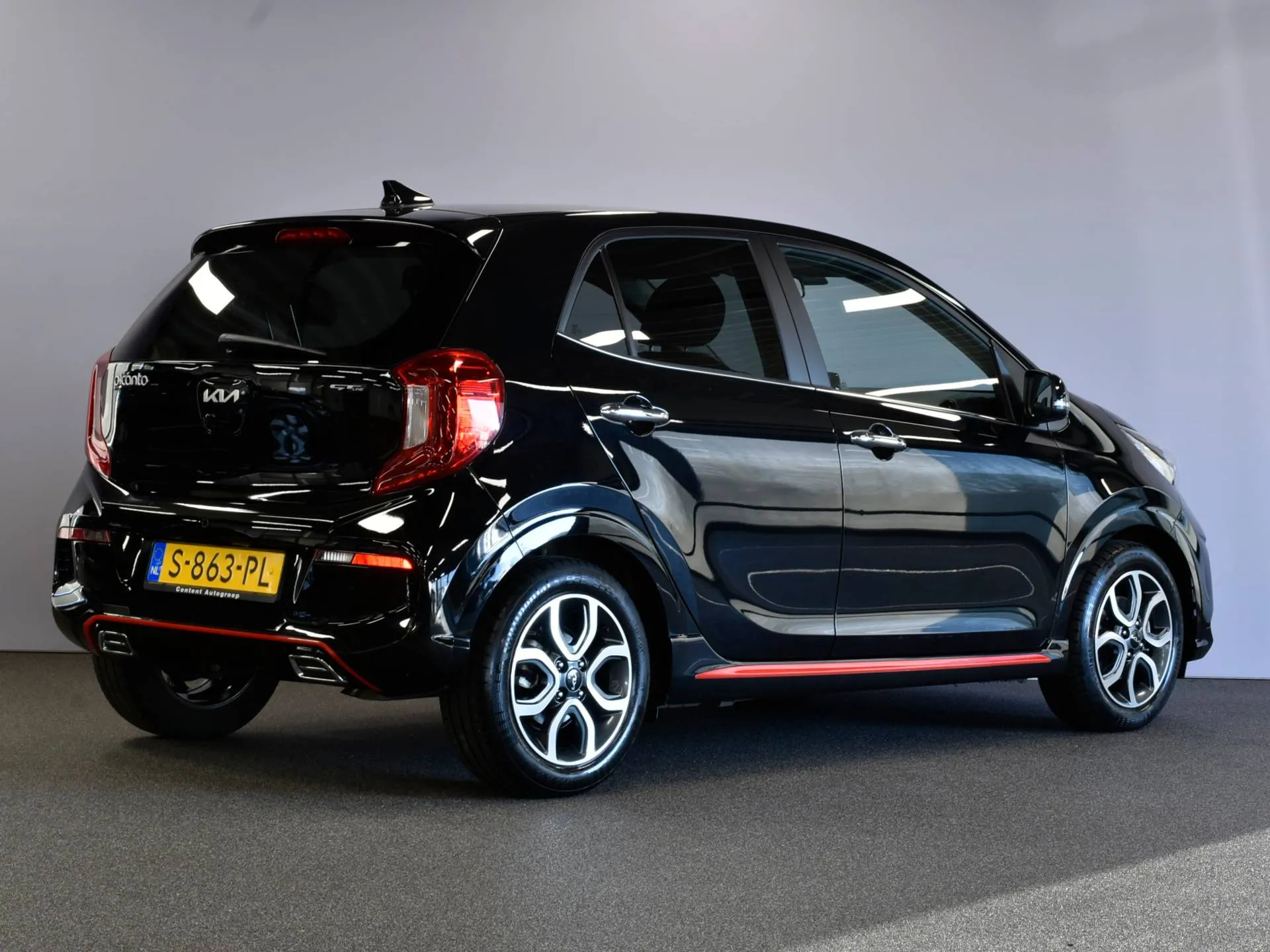 Kia Picanto met kenteken S-863-PL – detailfoto