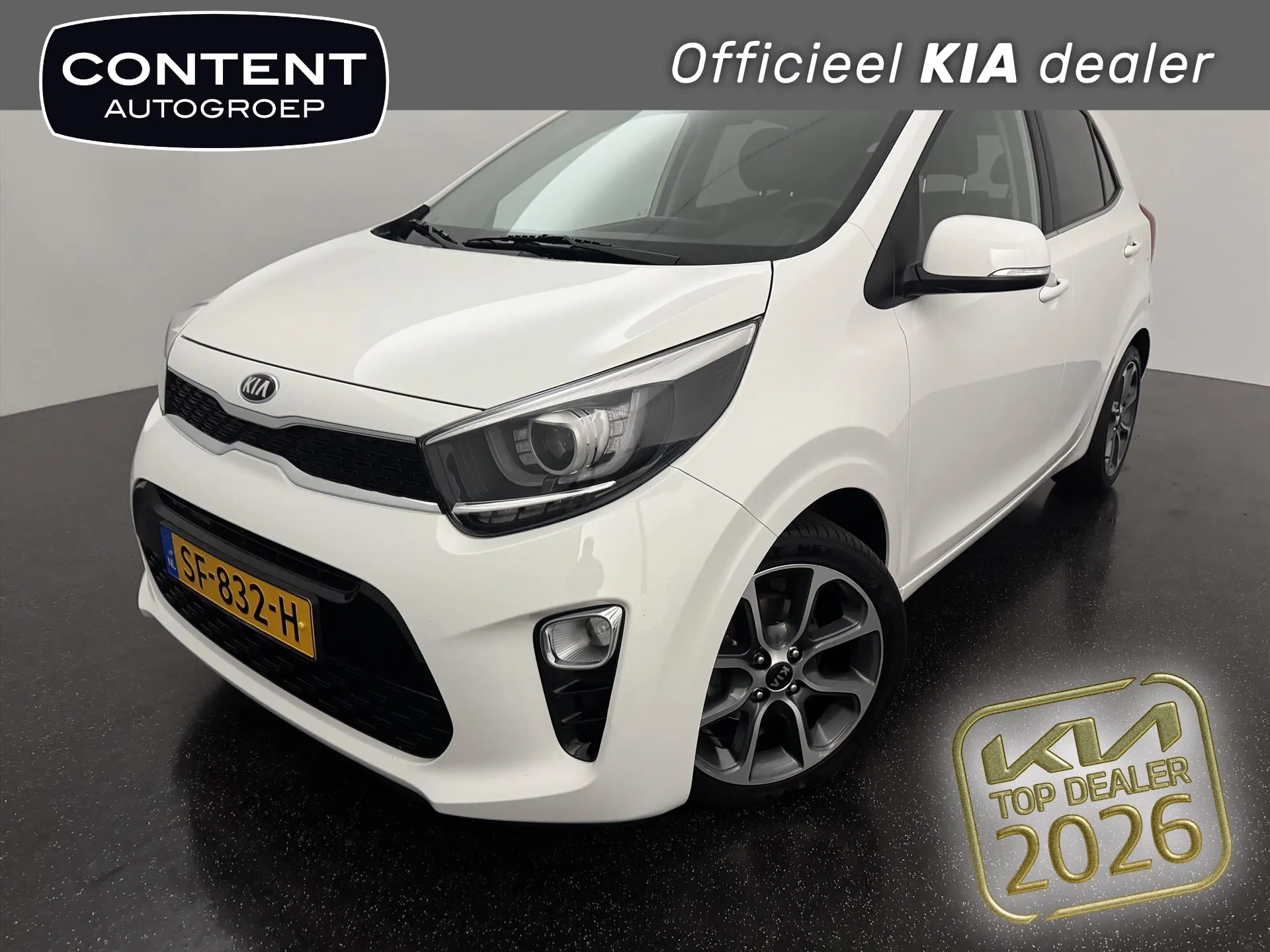 Kia Picanto met kenteken SF-832-H – vooraanzicht