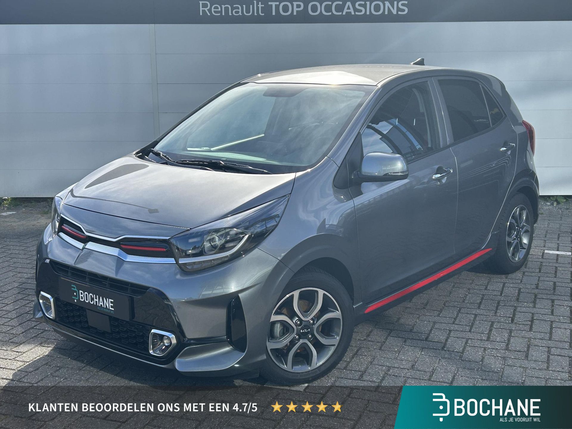 Kia Picanto met kenteken T-428-XS – vooraanzicht