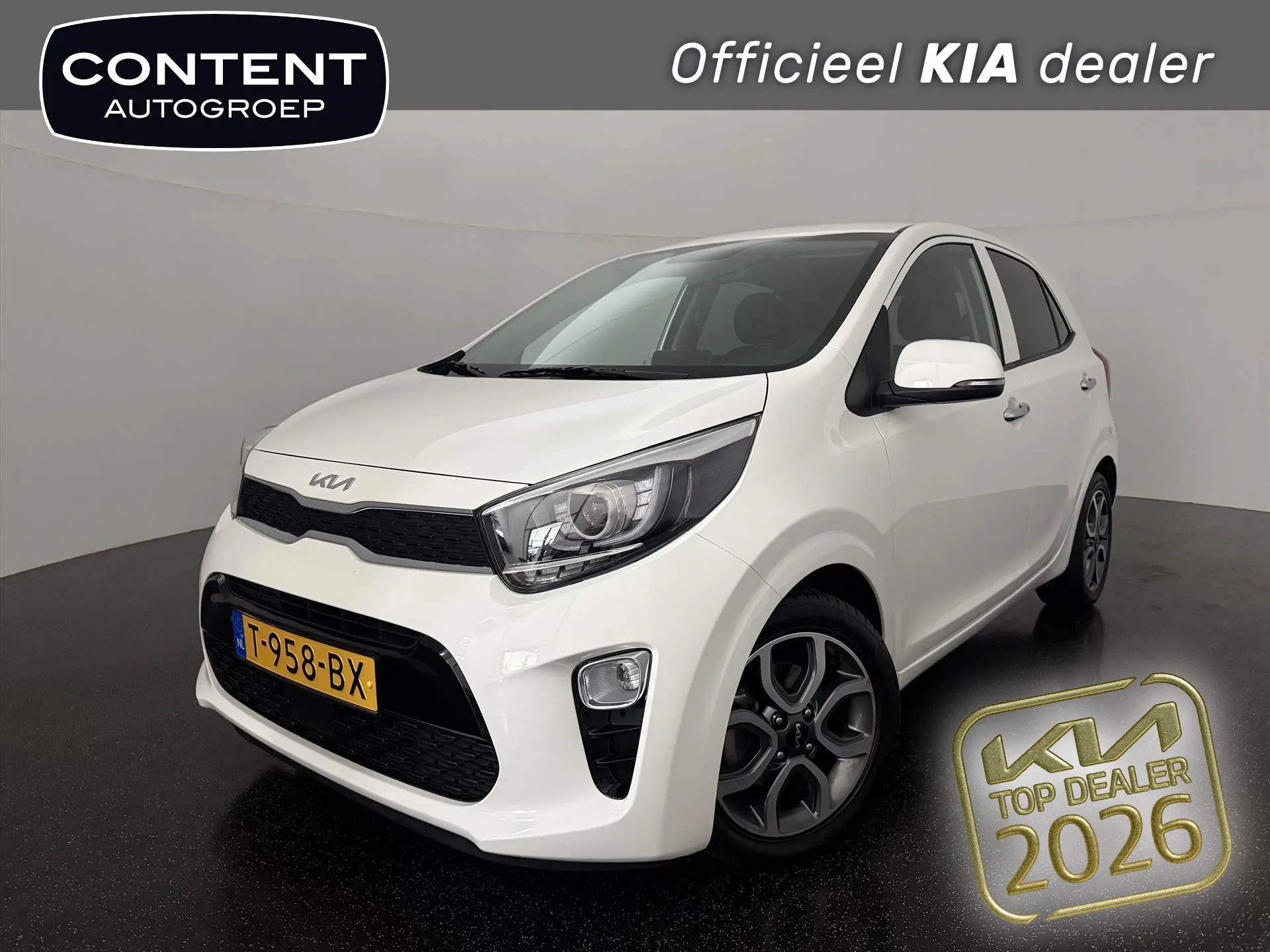 Kia Picanto met kenteken T-958-BX – vooraanzicht