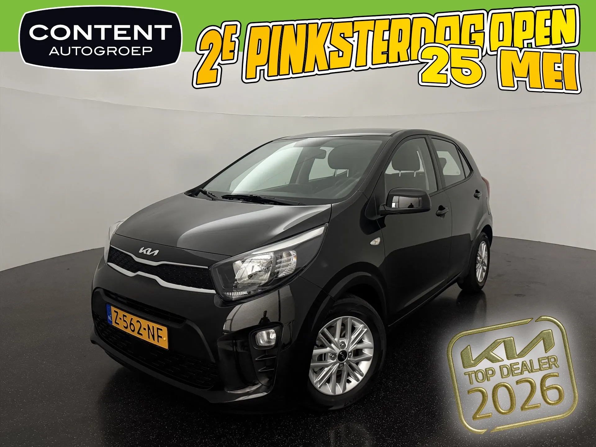 Kia Picanto met kenteken Z-562-NF – vooraanzicht