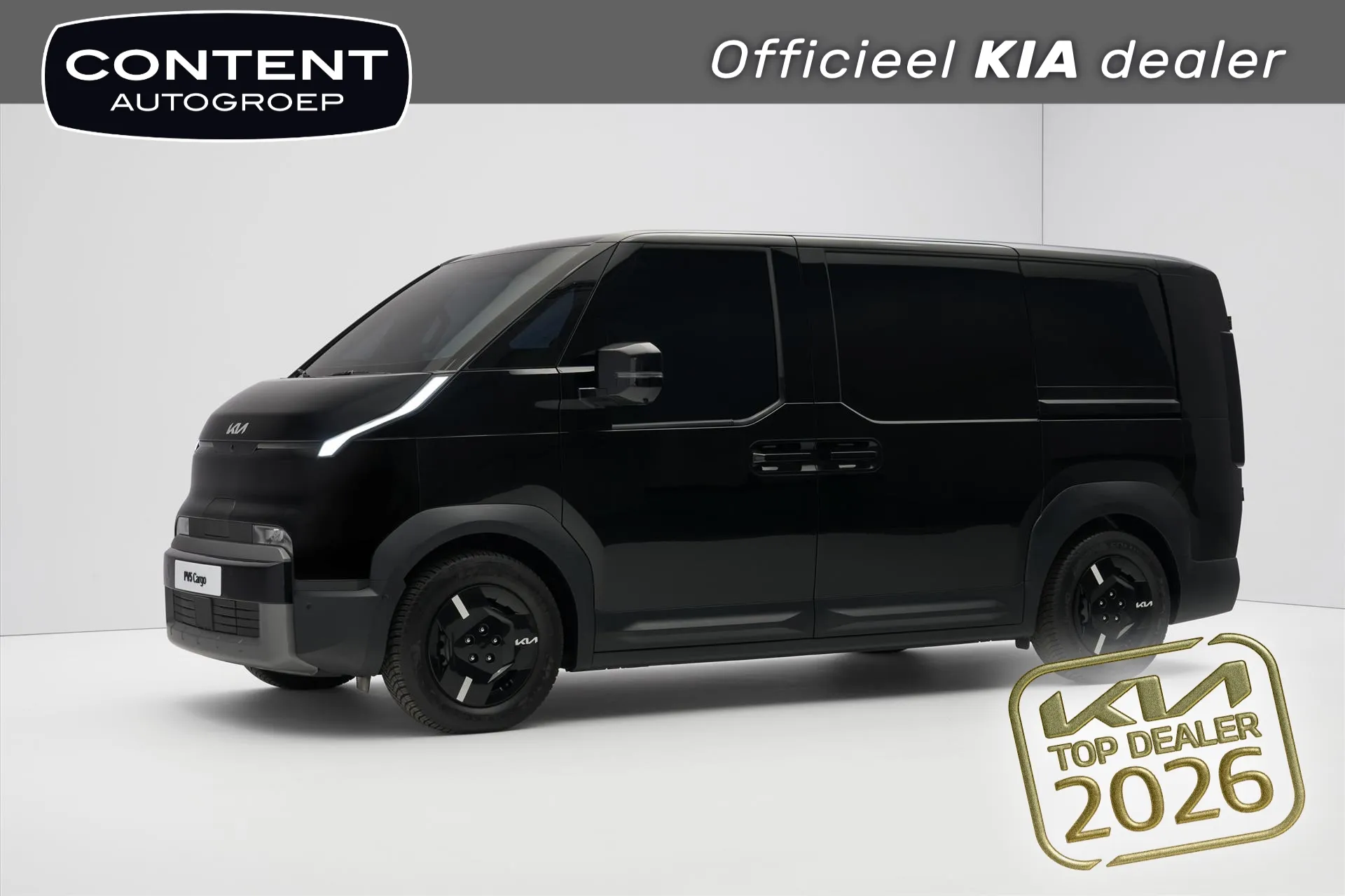 Kia PV5 met kenteken 71548 – vooraanzicht