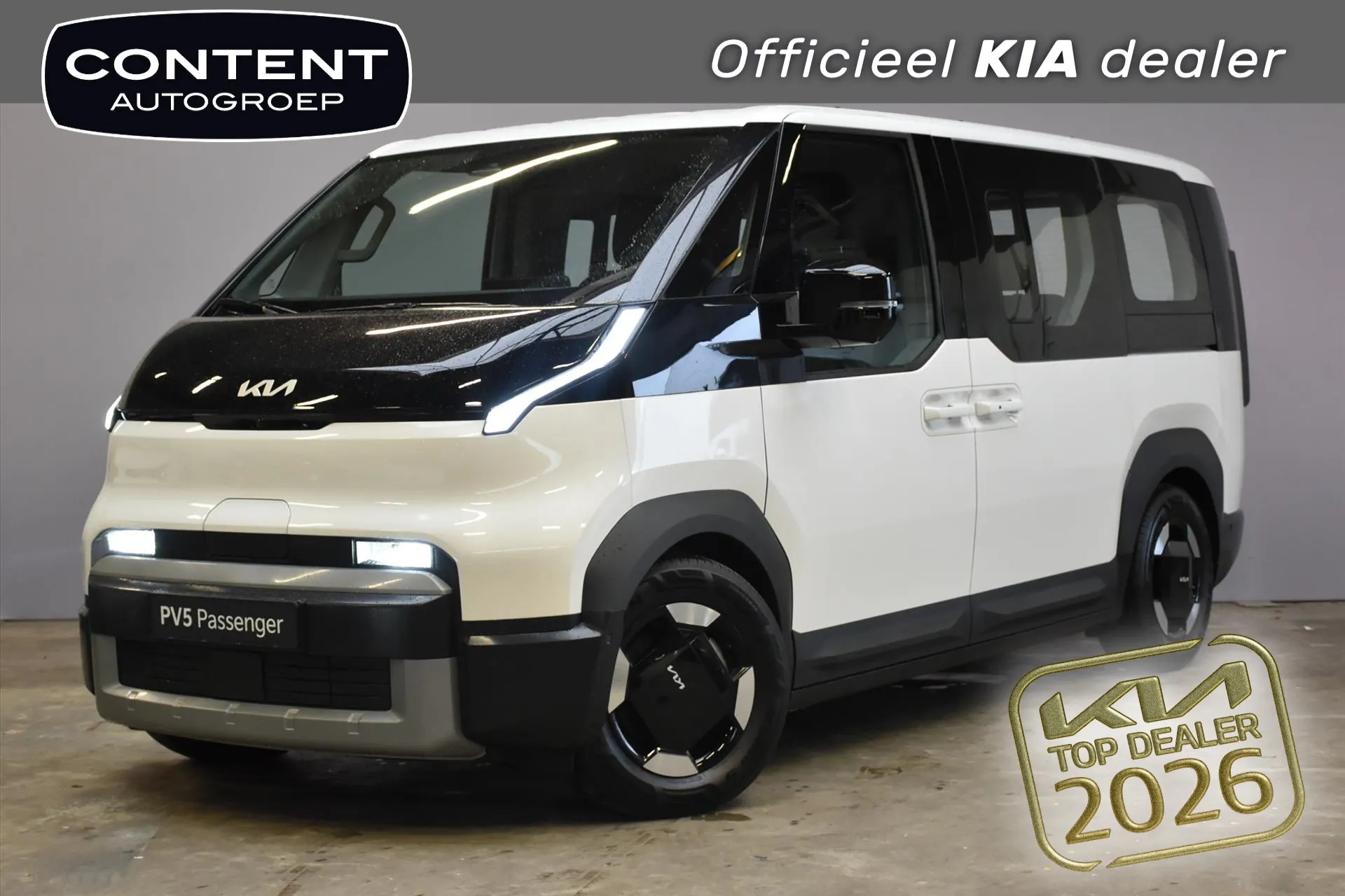 Kia PV5 met kenteken 73389 – vooraanzicht