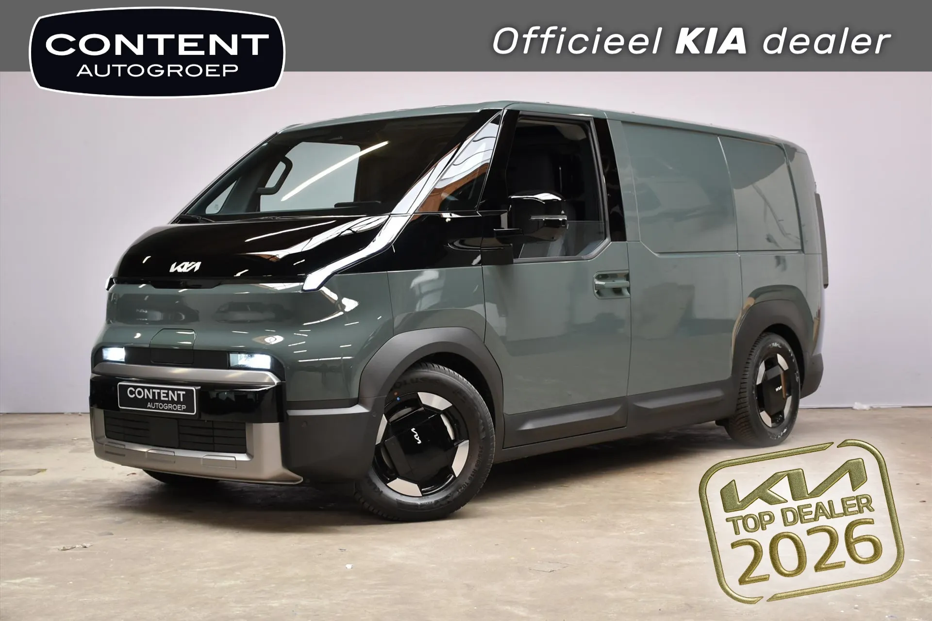 Kia PV5 met kenteken 76619 – vooraanzicht