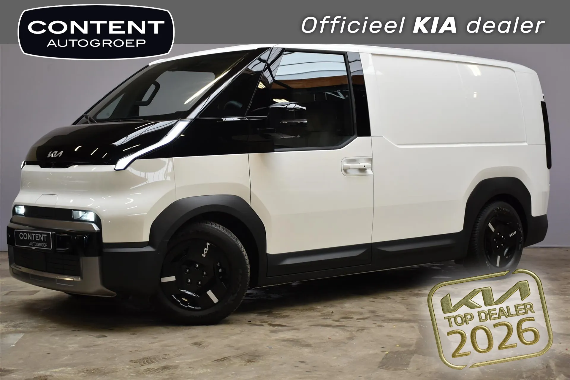Kia PV5 met kenteken 76828 – vooraanzicht