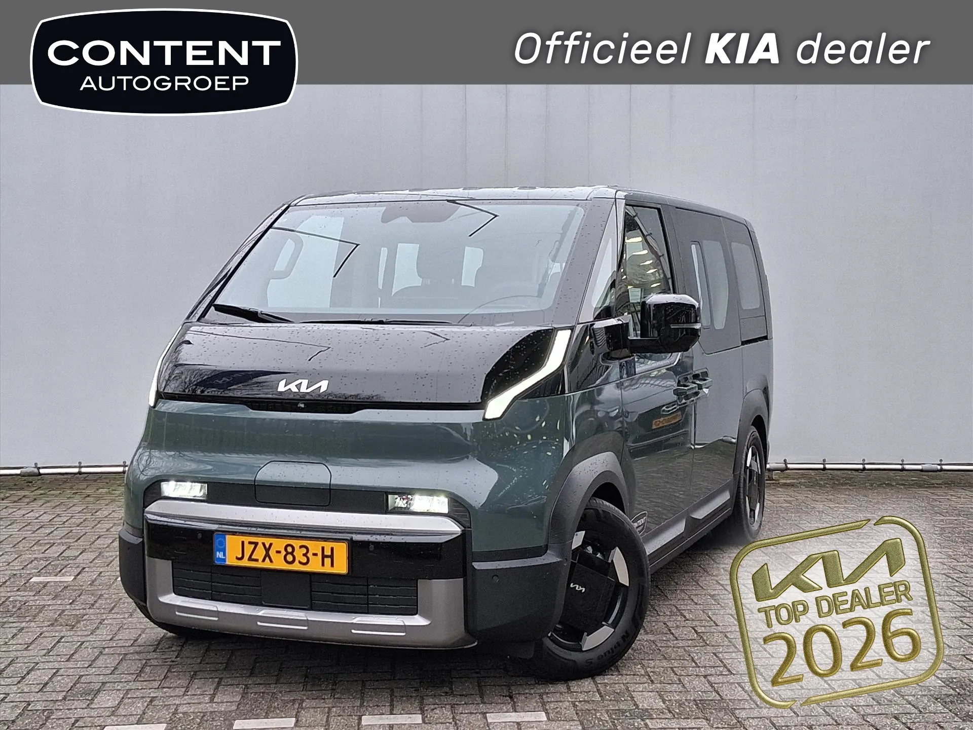Kia PV5 met kenteken JZX-83-H – vooraanzicht