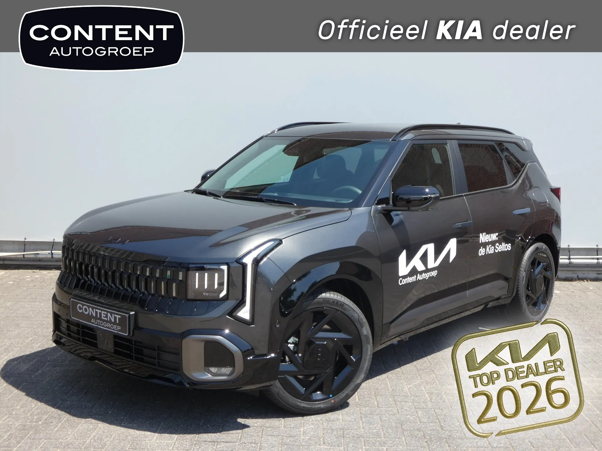 Kia Seltos met kenteken KNT-21-J – vooraanzicht