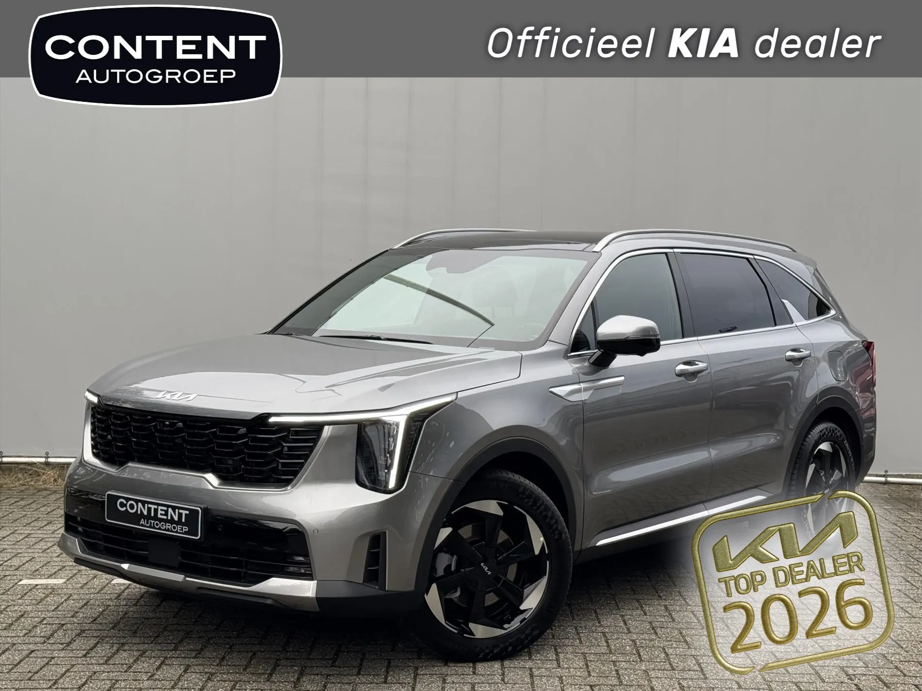 Kia Sorento met kenteken 64813 – vooraanzicht