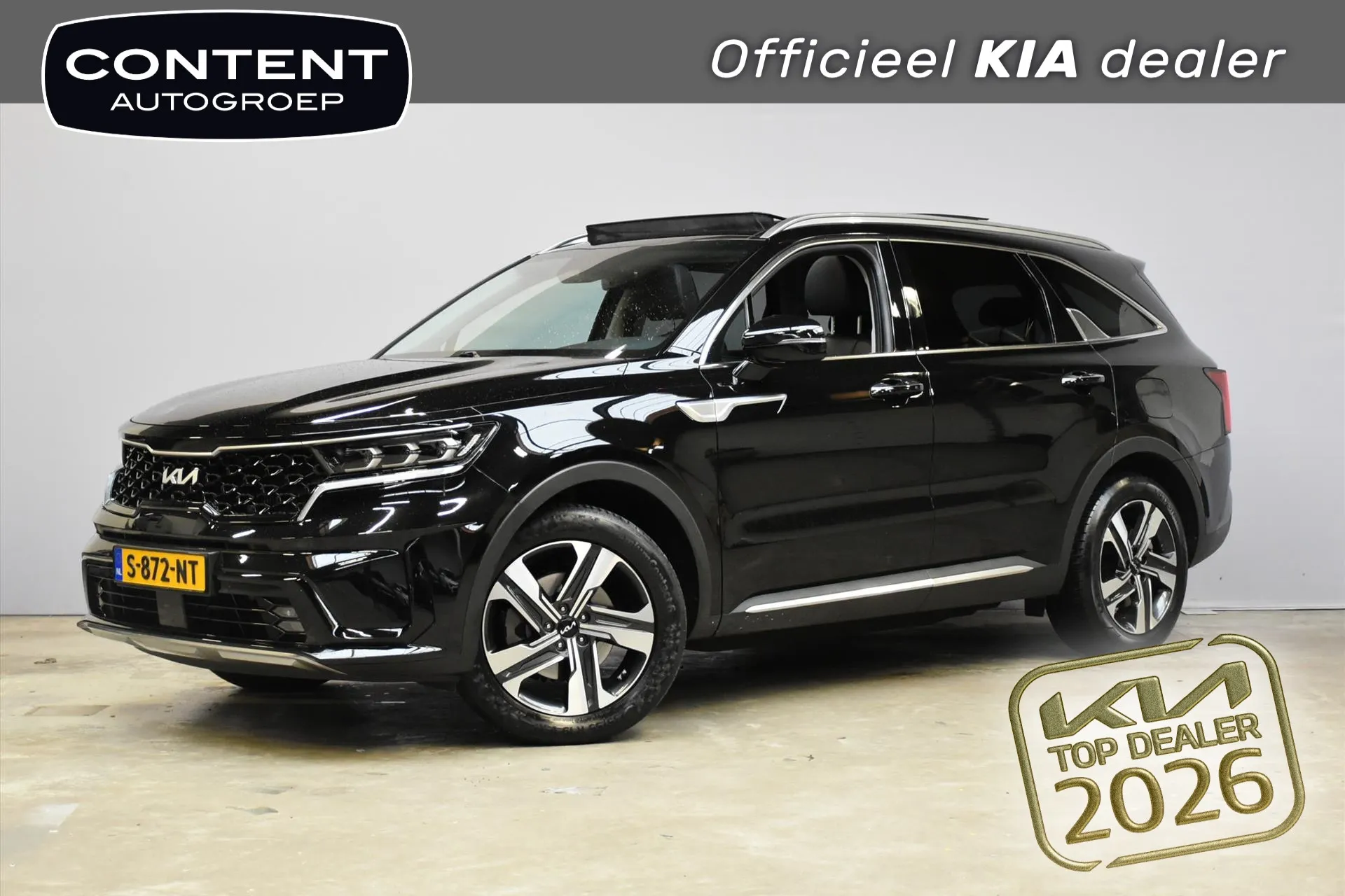 Kia Sorento met kenteken S-872-NT – vooraanzicht