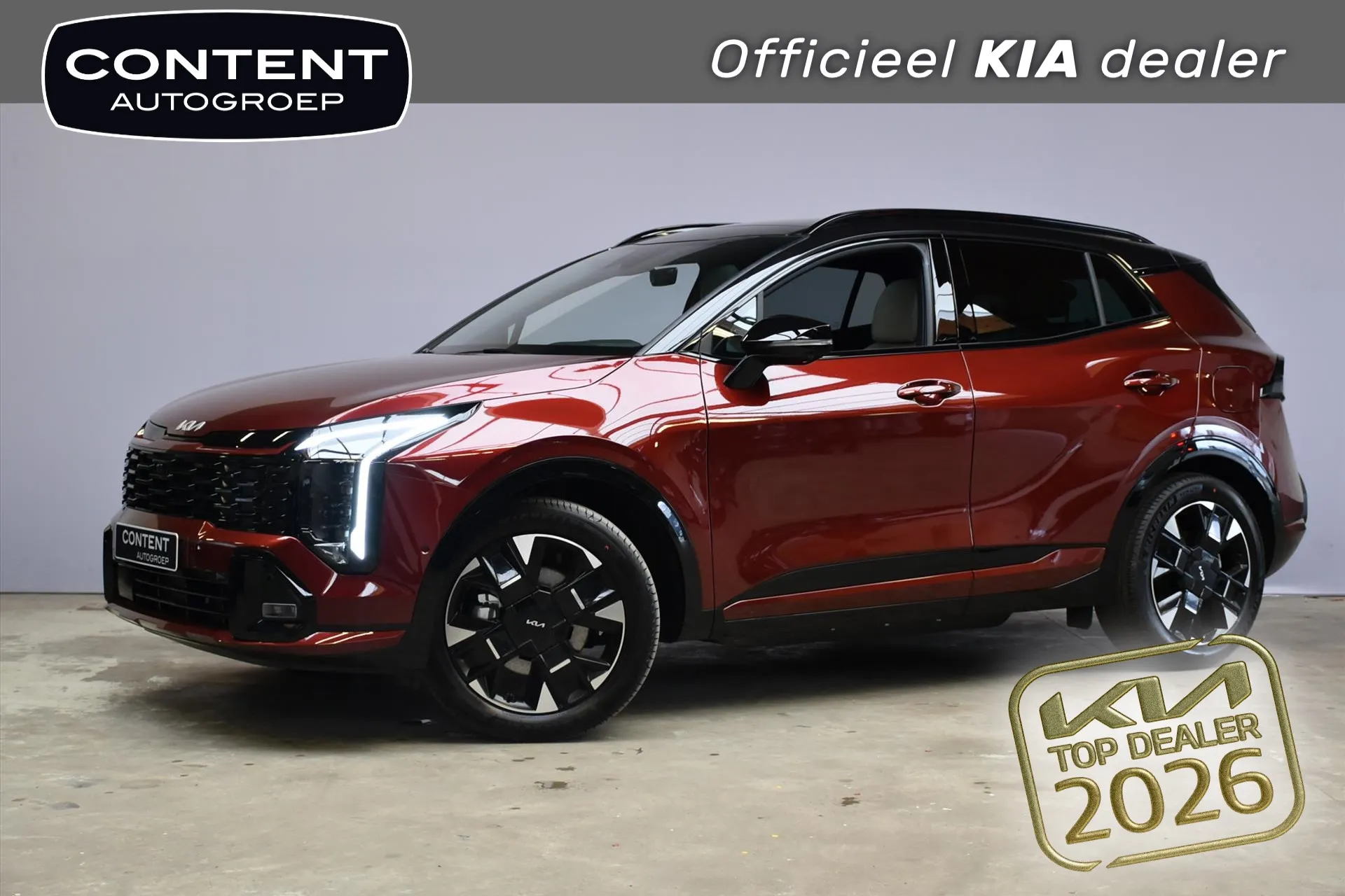 Kia Sportage met kenteken 75465 – vooraanzicht