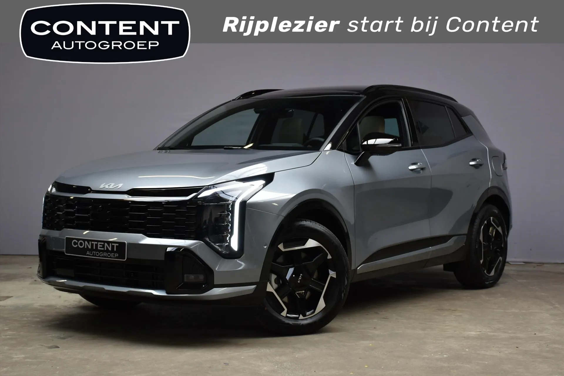 Kia Sportage met kenteken 75758 – vooraanzicht