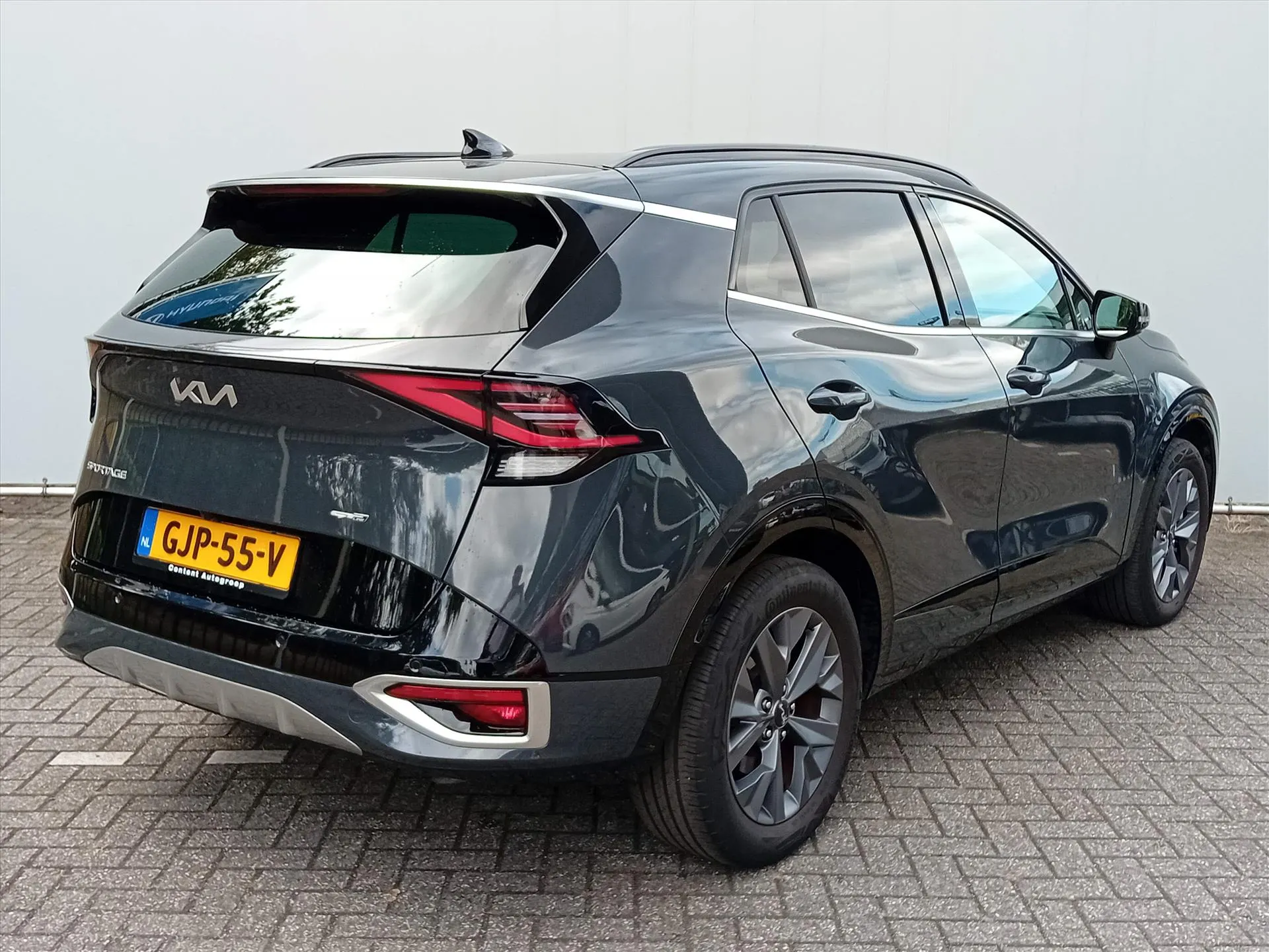 Kia Sportage met kenteken GJP-55-V – dashboard