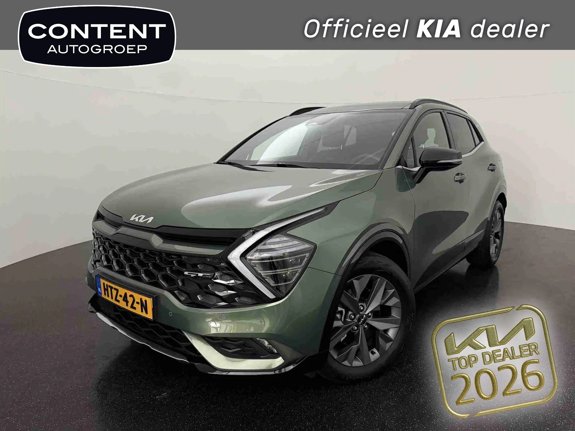 Kia Sportage met kenteken HTZ-42-N – vooraanzicht