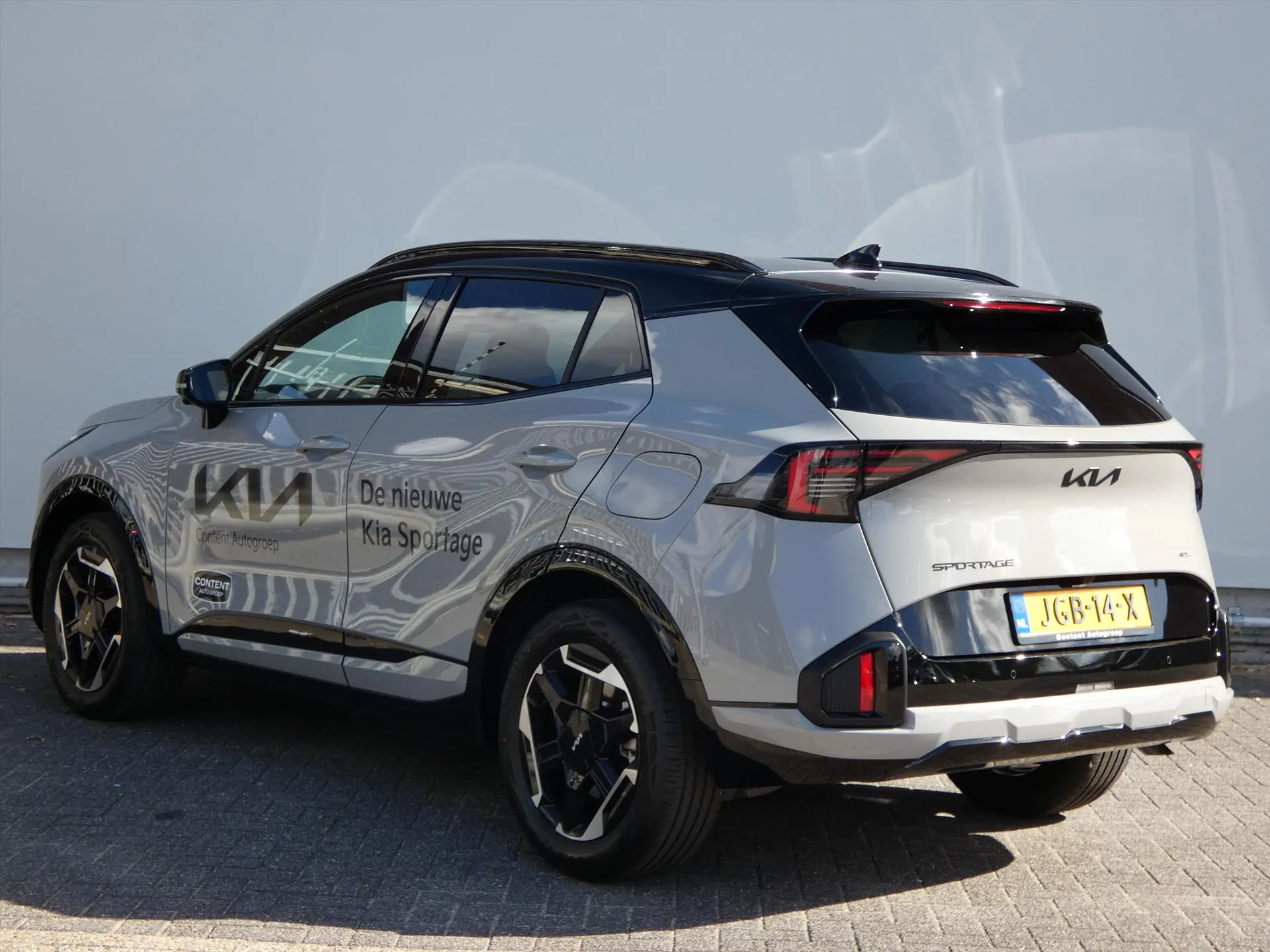 Kia Sportage met kenteken JGB-14-X – detailfoto