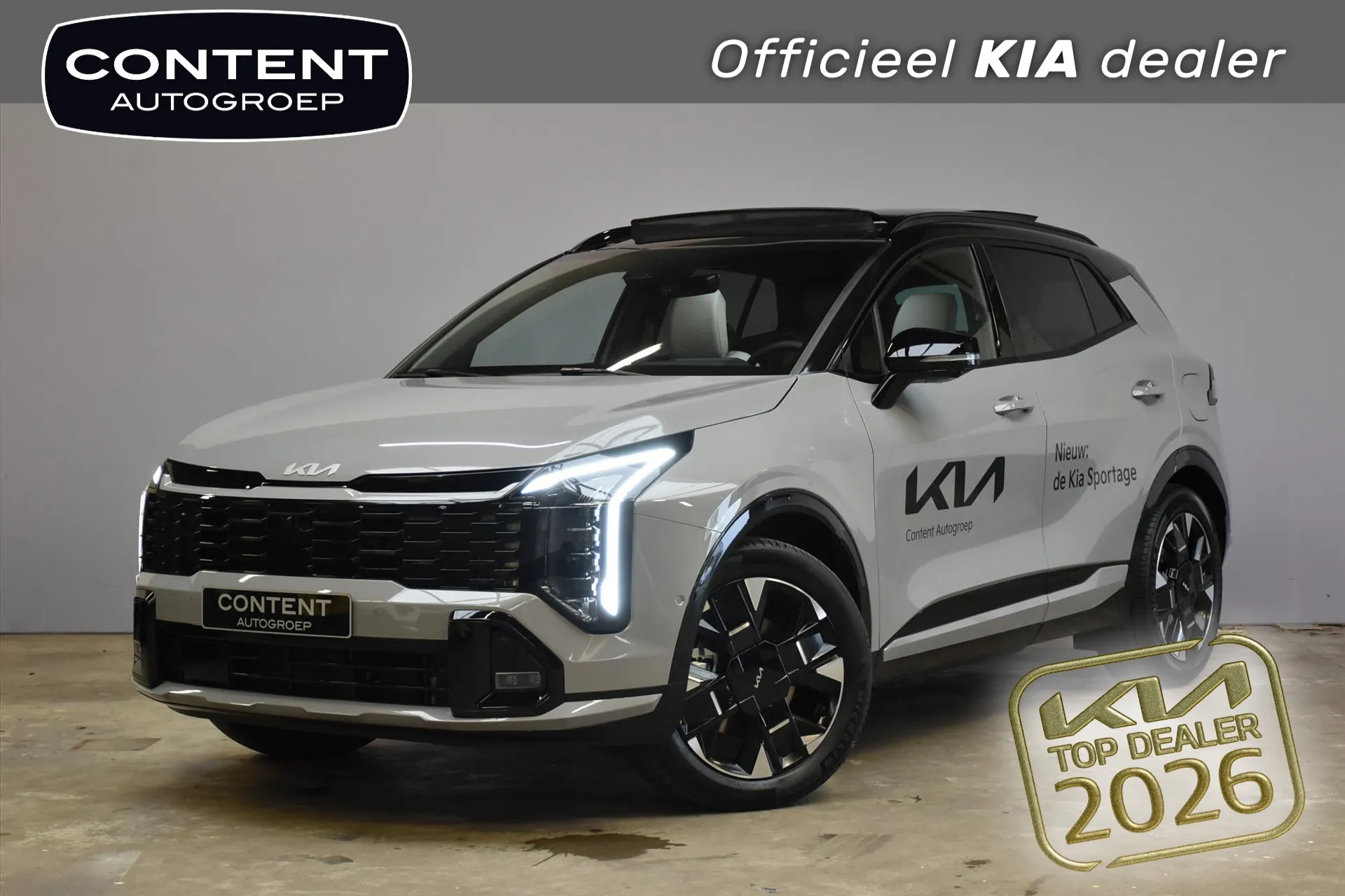 Kia Sportage met kenteken JSX-04-X – vooraanzicht