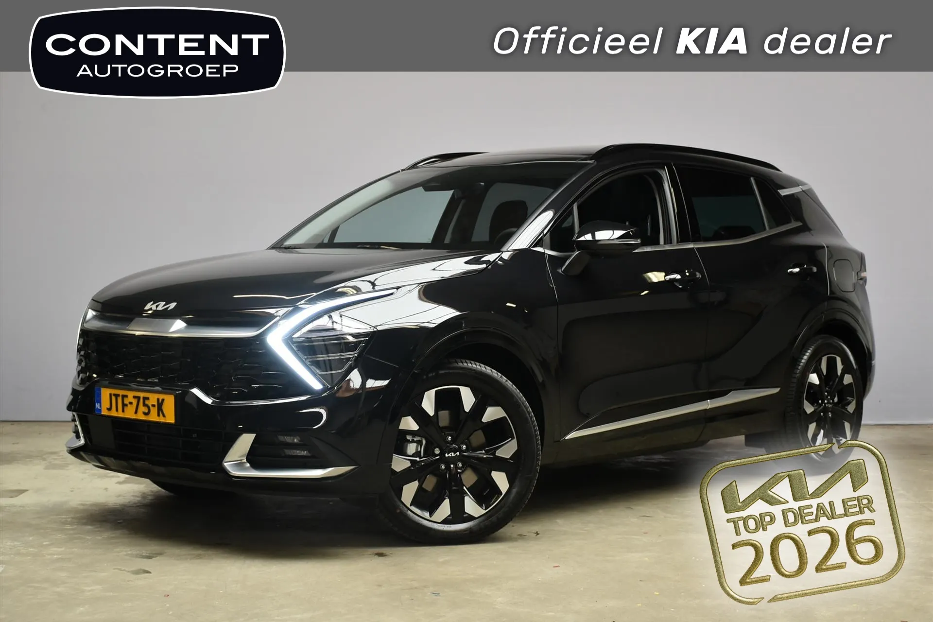 Kia Sportage met kenteken JTF-75-K – vooraanzicht