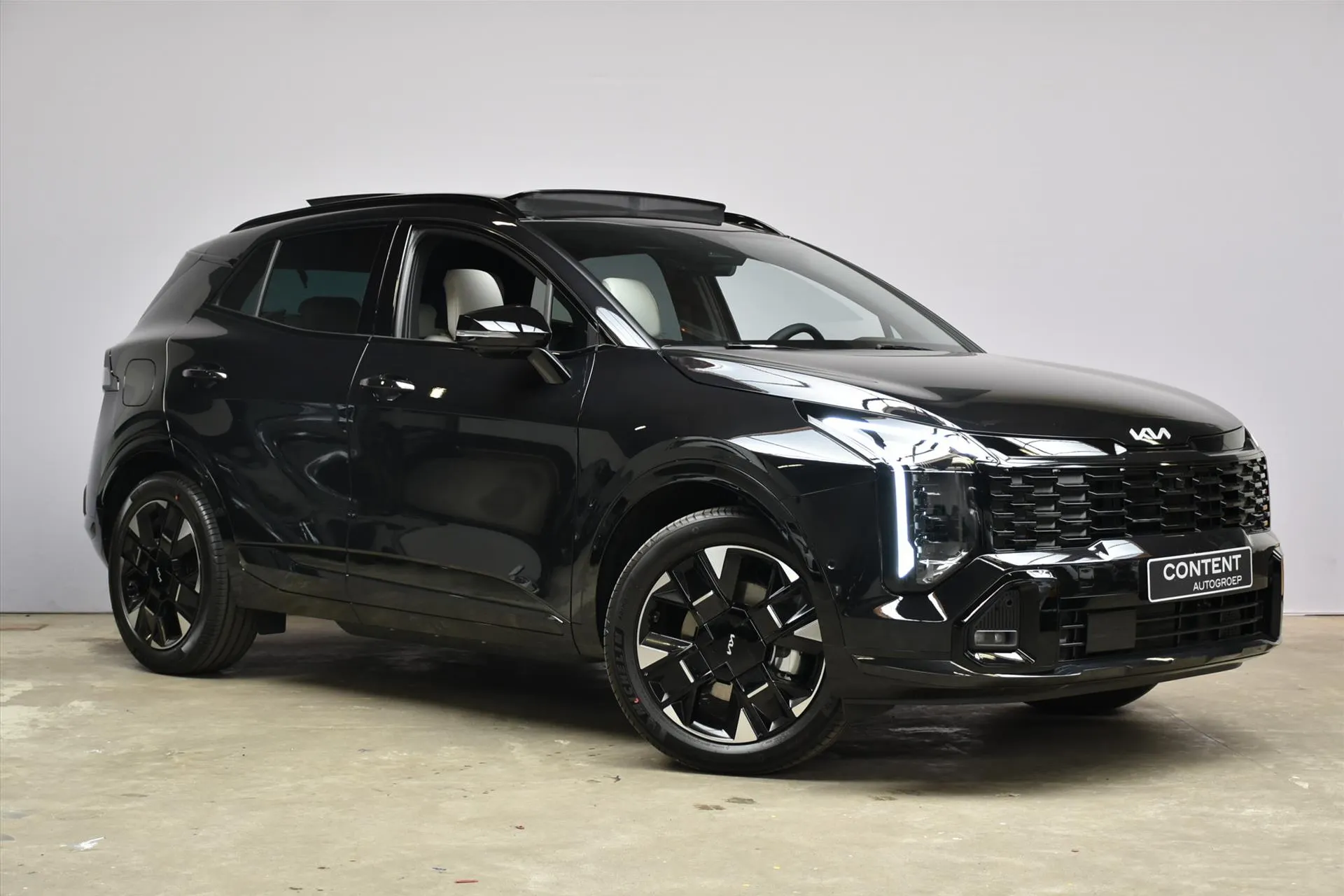 Kia Sportage met kenteken KJZ-15-N – dashboard