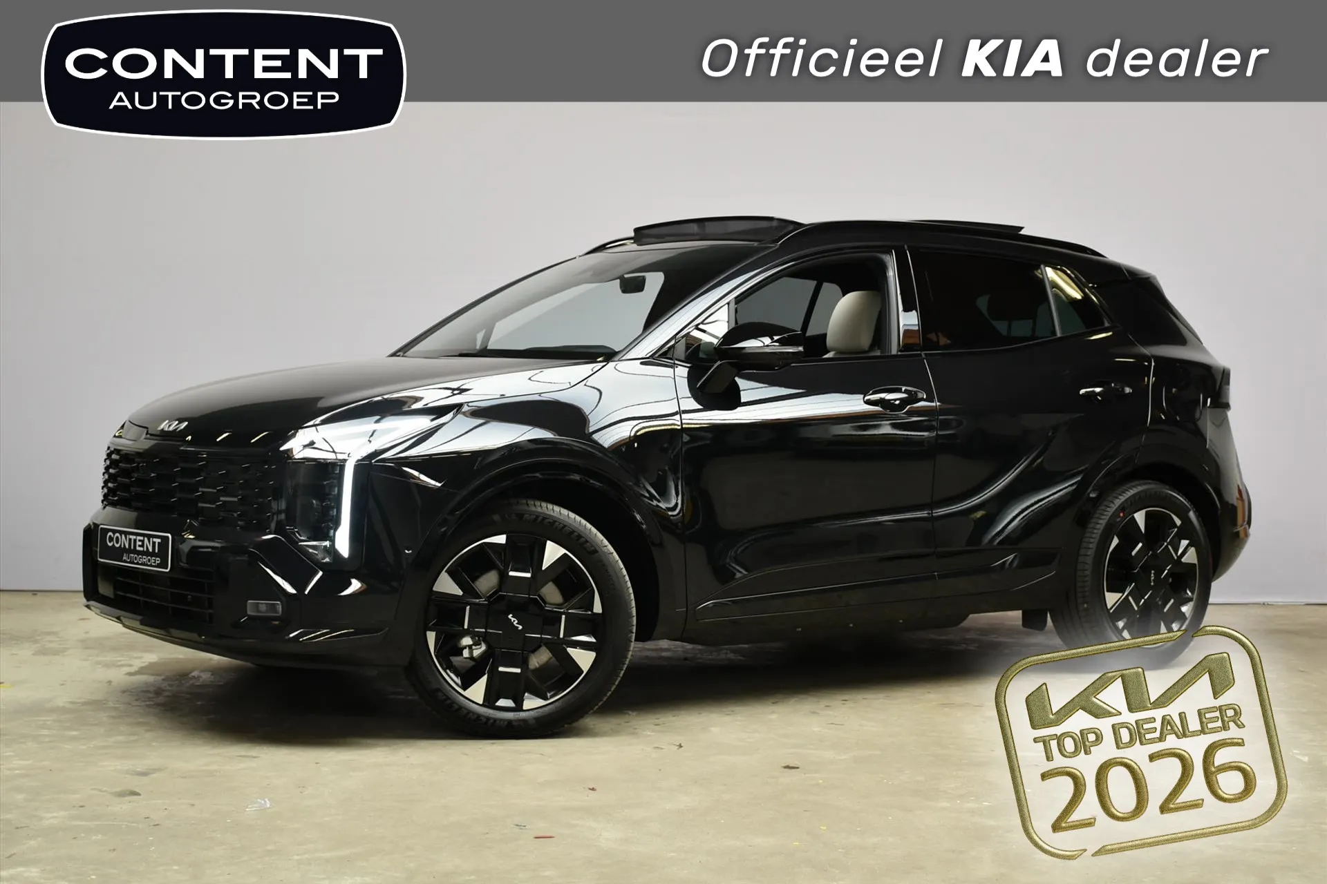 Kia Sportage met kenteken KJZ-17-N – vooraanzicht