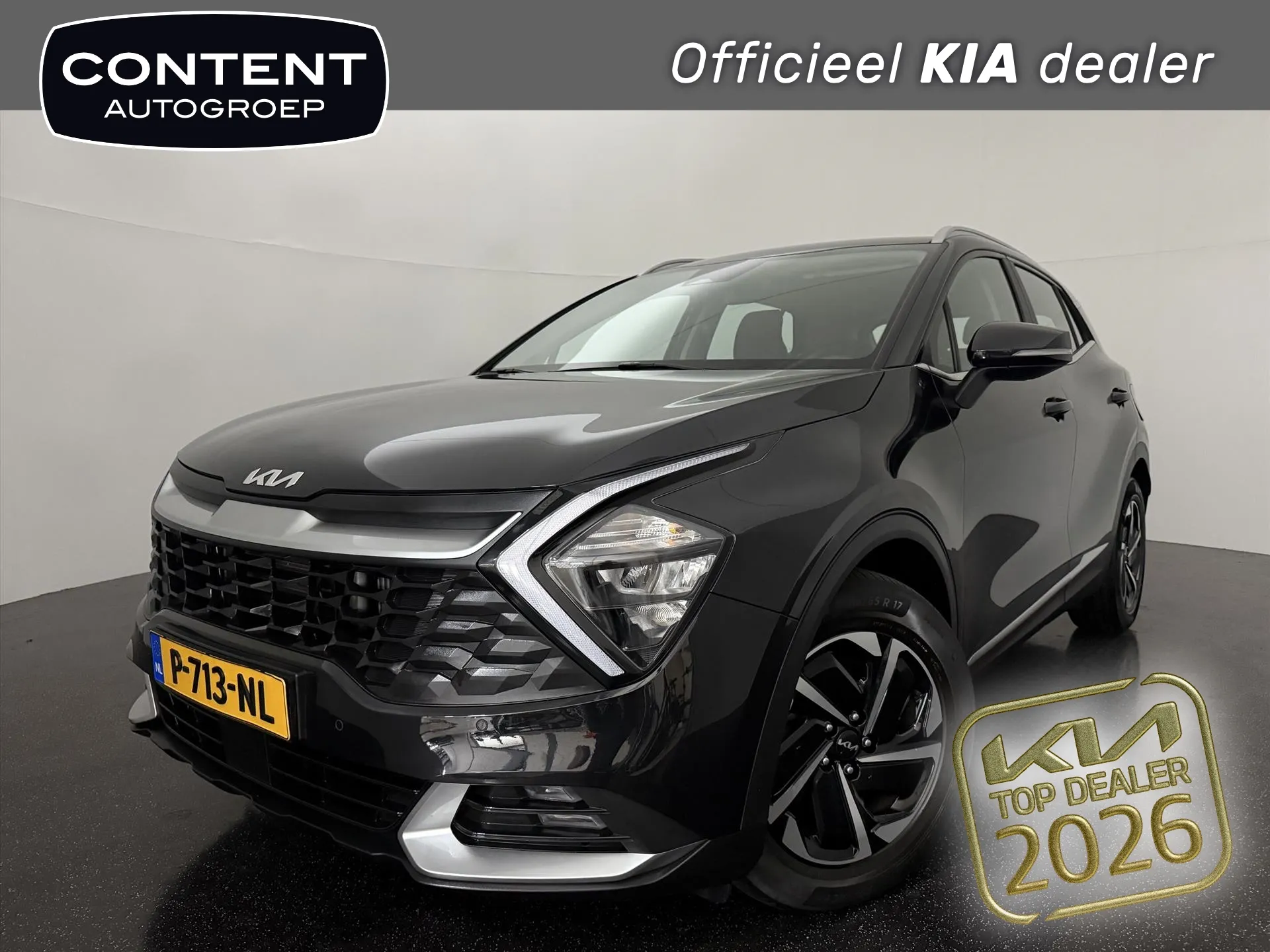 Kia Sportage met kenteken P-713-NL – vooraanzicht