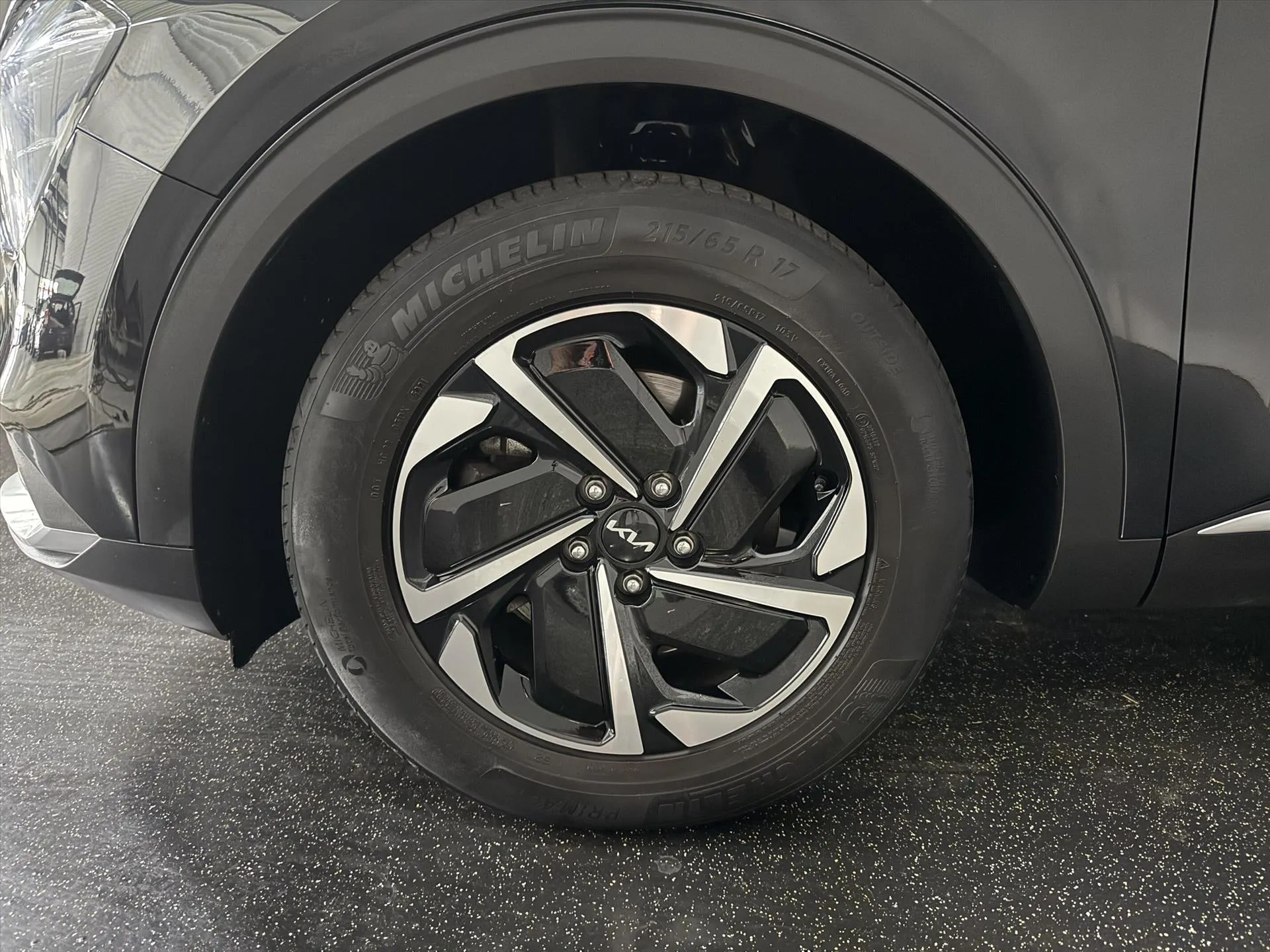 Kia Sportage met kenteken P-713-NL – achteraanzicht