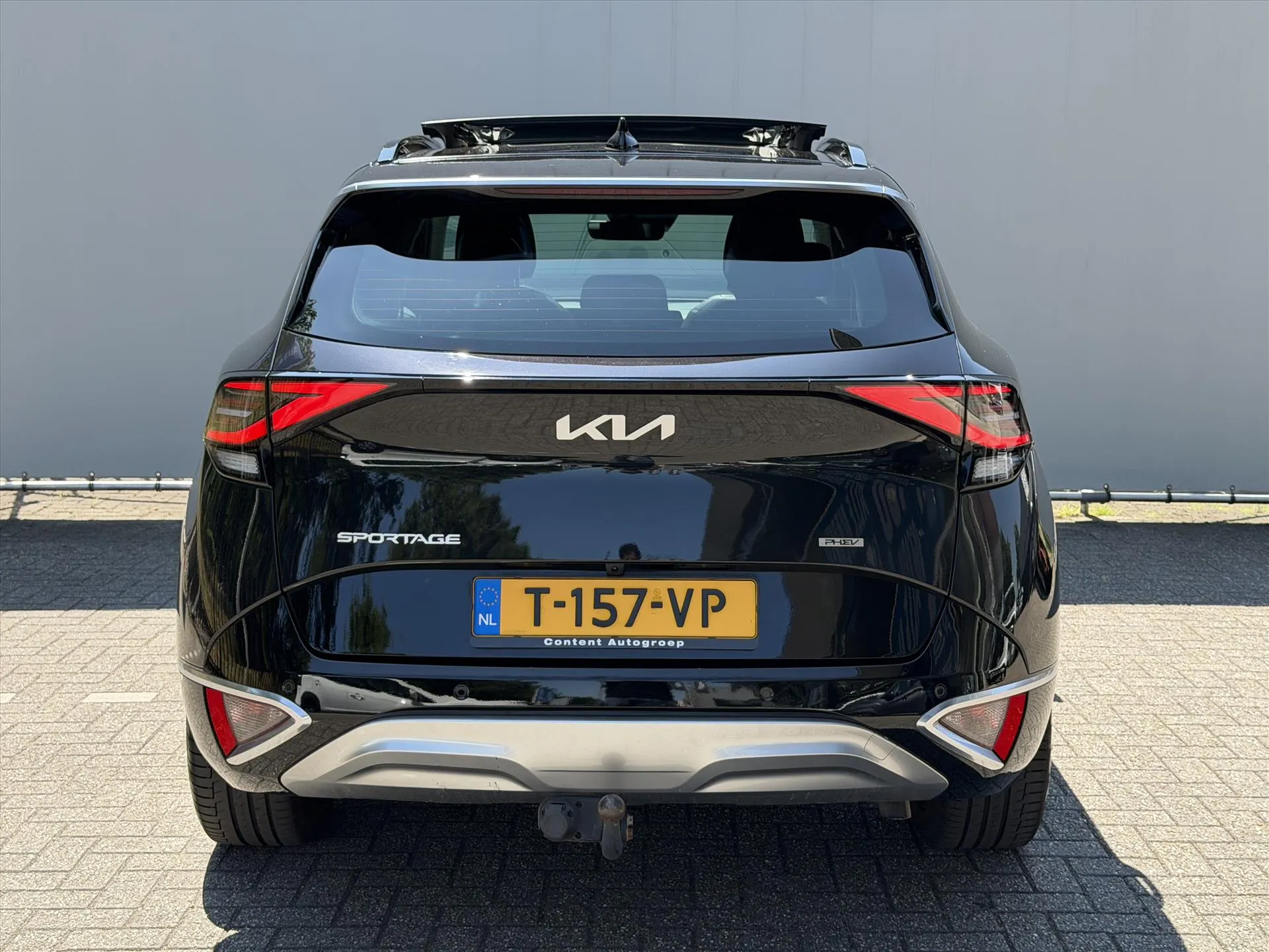 Kia Sportage met kenteken T-157-VP – dashboard