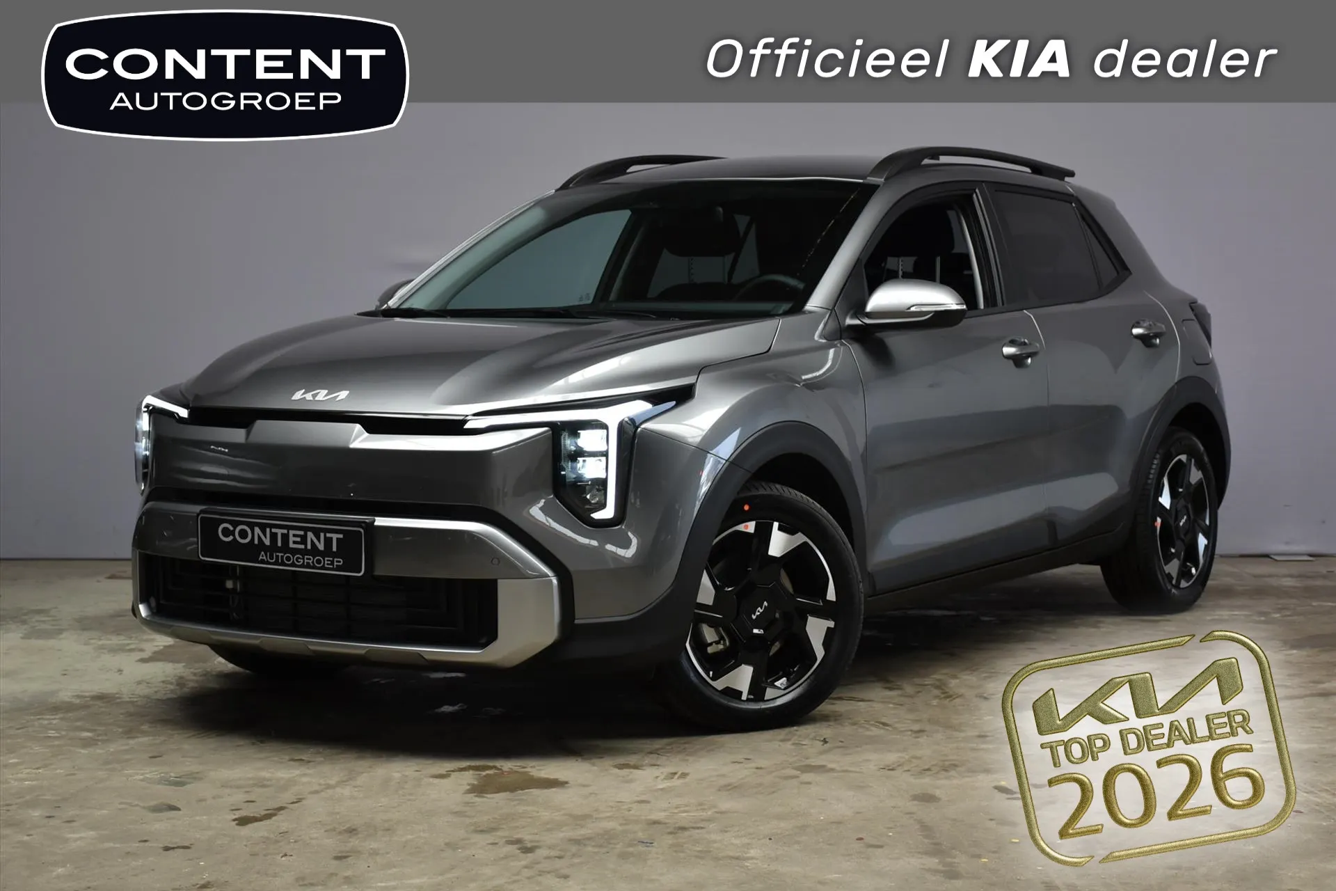 Kia Stonic met kenteken 75466 – vooraanzicht
