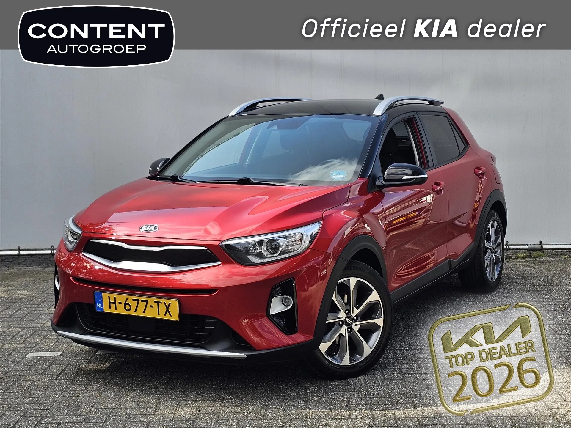 Kia Stonic met kenteken H-677-TX – vooraanzicht