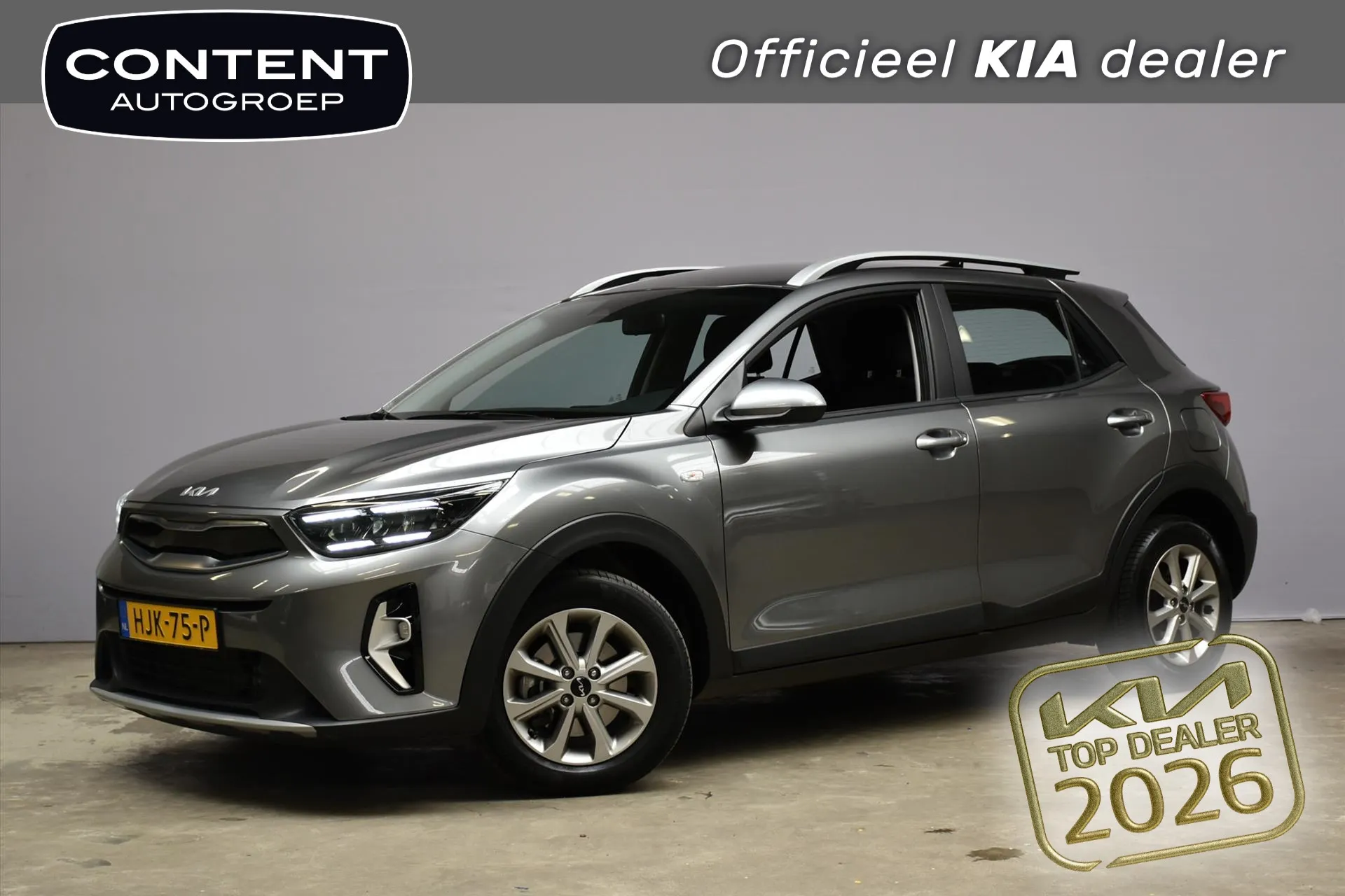 Kia Stonic met kenteken HJK-75-P – vooraanzicht